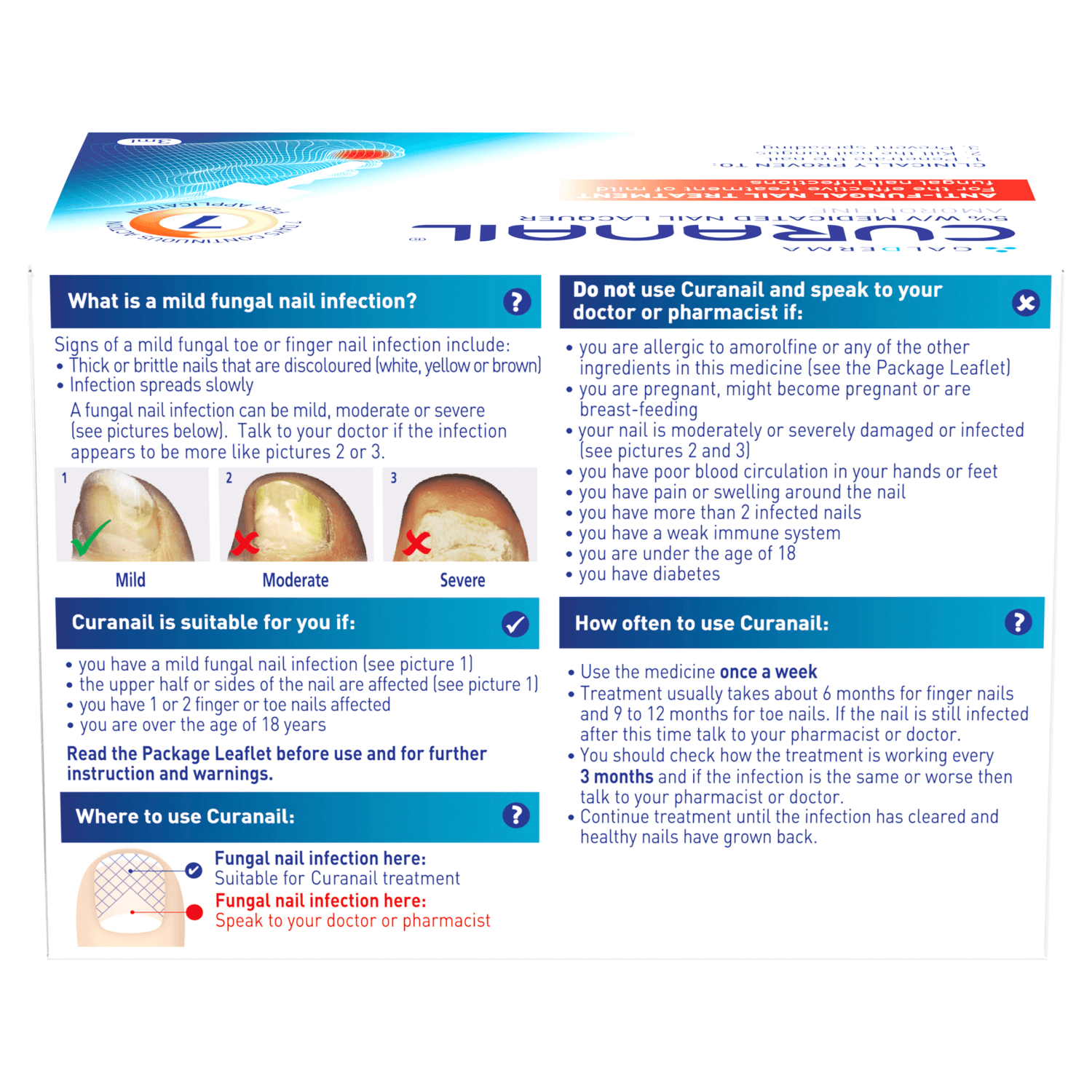 Curanail 5% Fungal Nail Treatment (3ml)