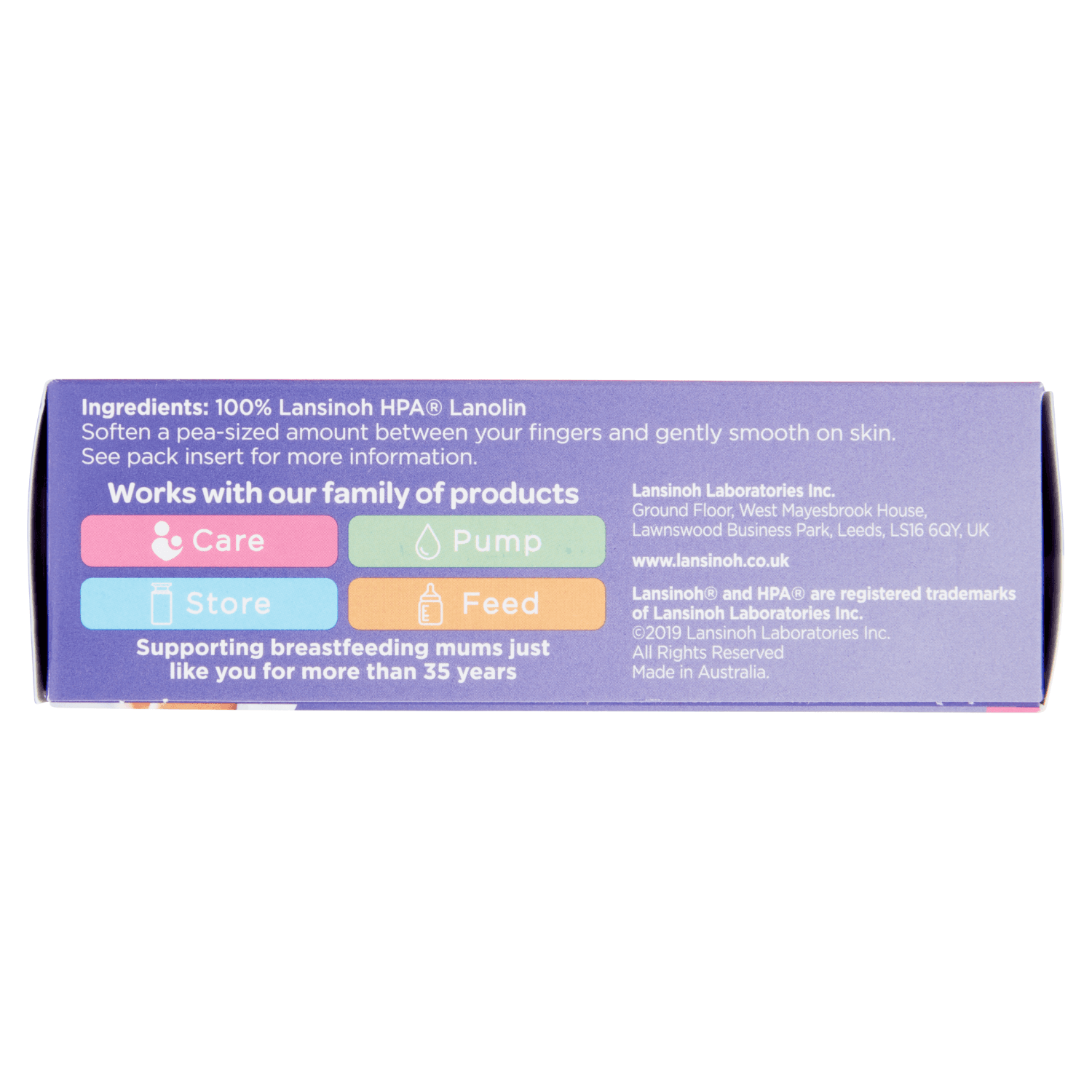 Lansinoh HPA Lanolin Nipple Cream (40ml)