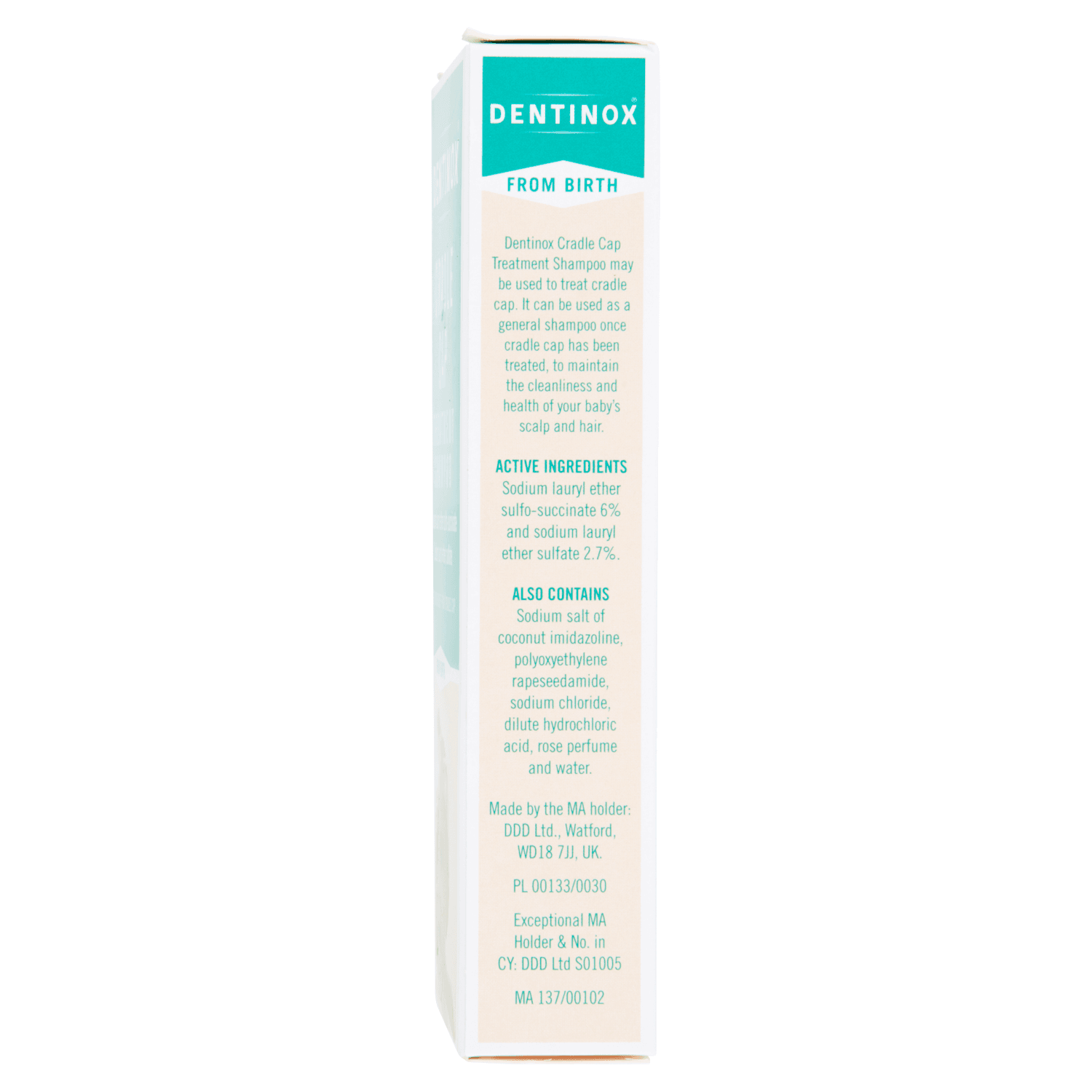 Dentinox Cradle Cap Treatment Shampoo (125ml)