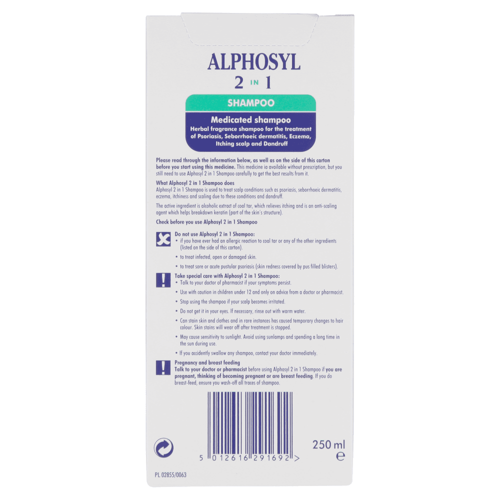 Alphosyl 2-in-1 Medicated Shampoo (250 ml)