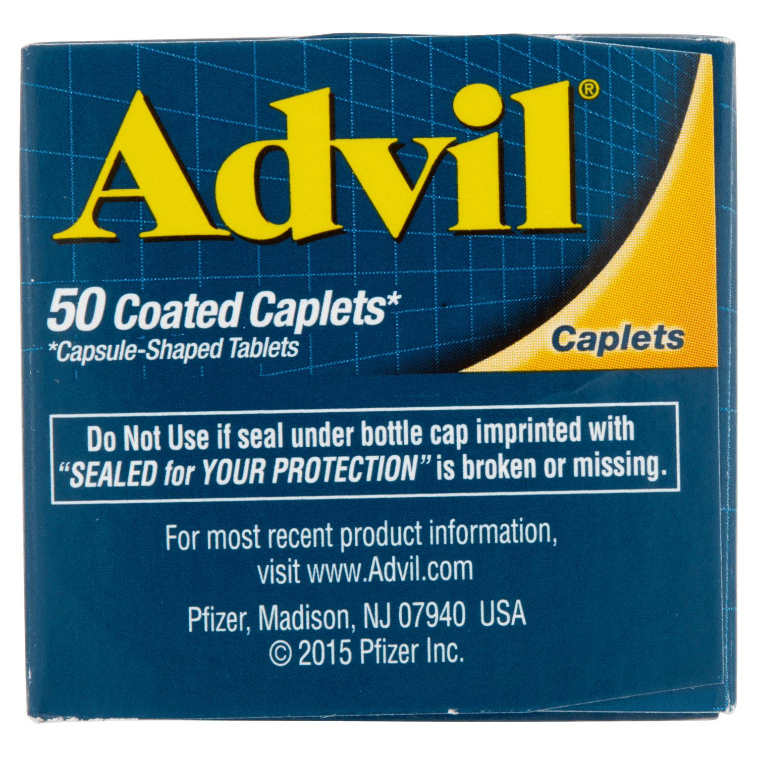 Advil Ibuprofen Coated Caplets, 200 mg (50 count)