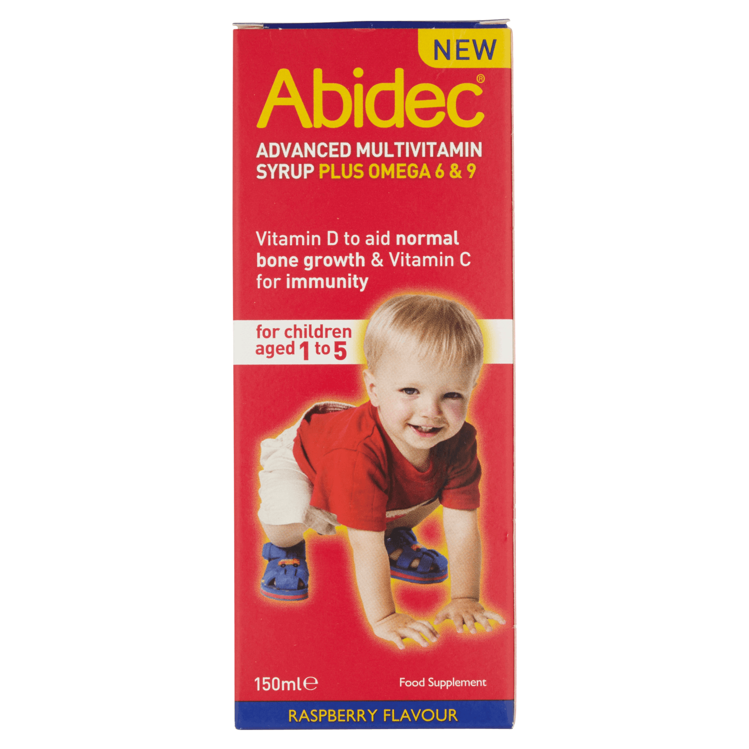 Abidec Advanced Multivitamin Syrup Plus Omega 6 & 9 (150ml)