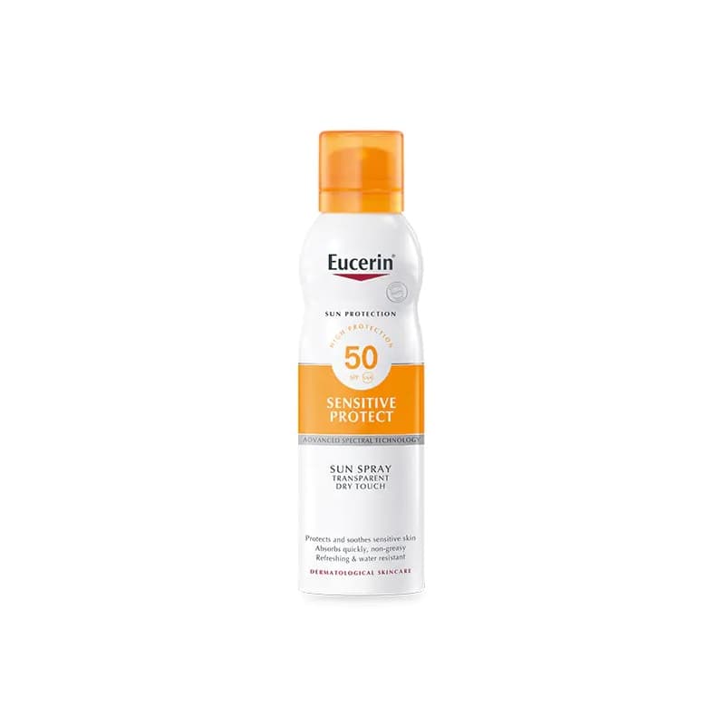 Eucerin Sun Spray Transparent Dry Touch Sensitive Protect SPF 50 (200ml)