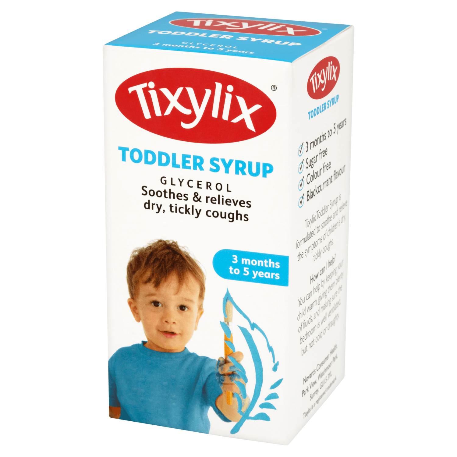 Tixylix Glycerol Toddler Syrup 3 Months to 5 Years (100ml)