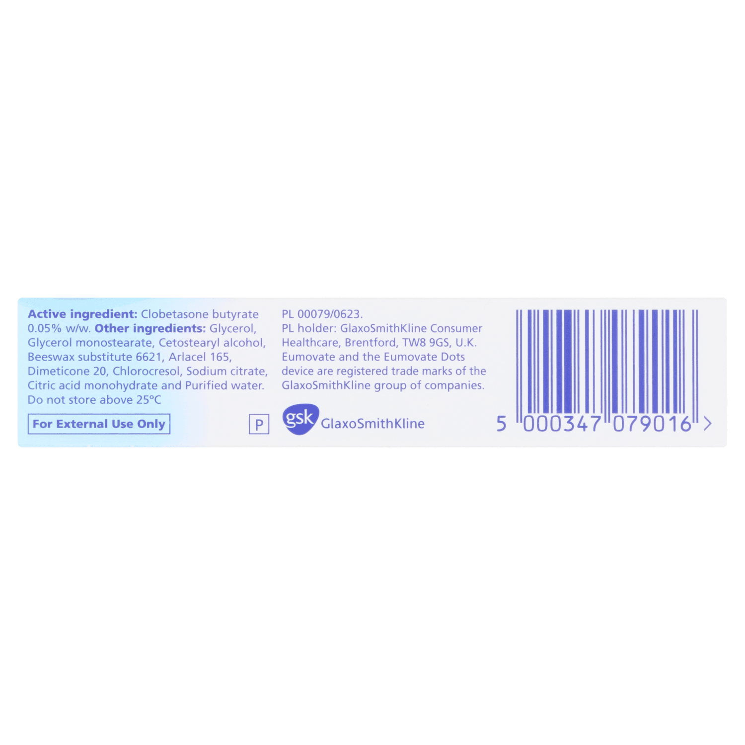 Eumovate Eczema & Dermatitis Cream (15g)