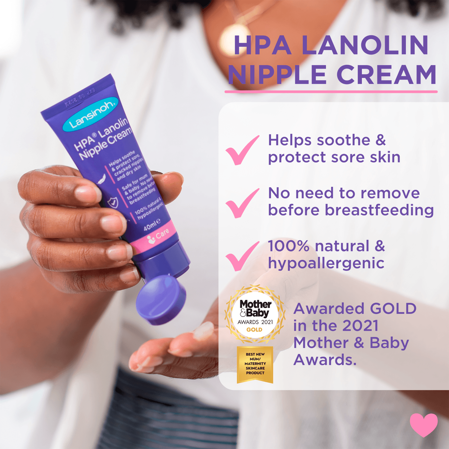 Lansinoh HPA Lanolin Nipple Cream (40ml)