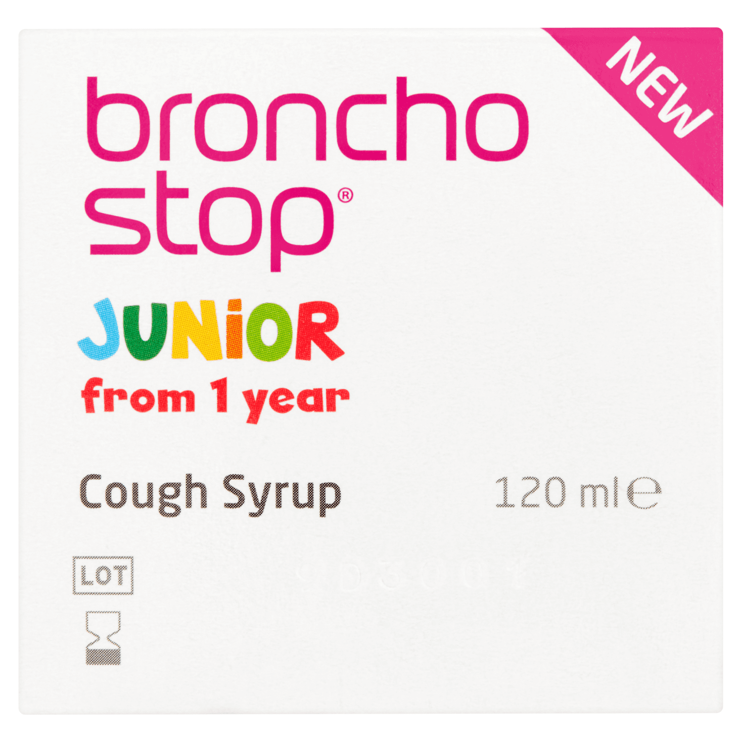 Bronchostop Junior Cough Syrup for children from 1 Year (120ml)