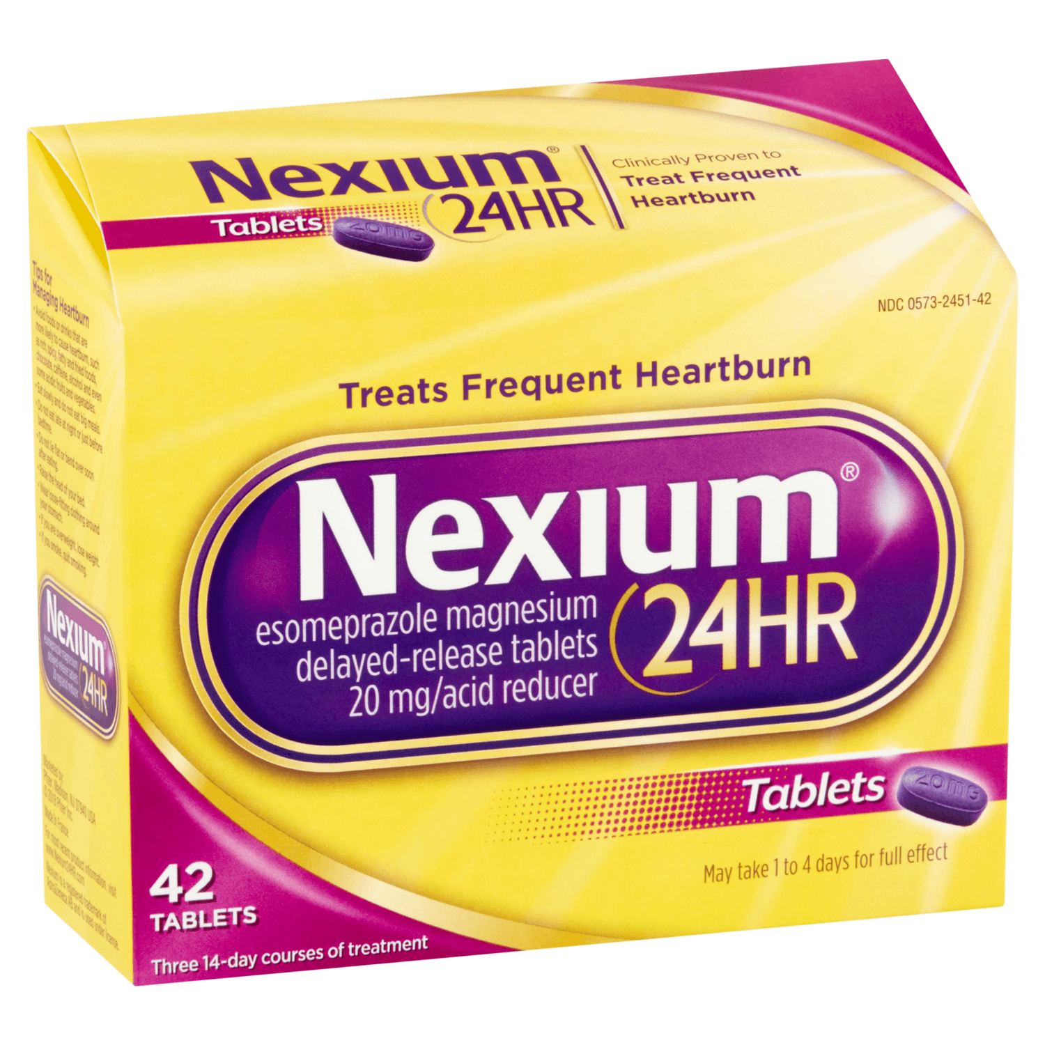 Nexium 24-Hour Delayed Release Heartburn Relief Tablets (42 count)