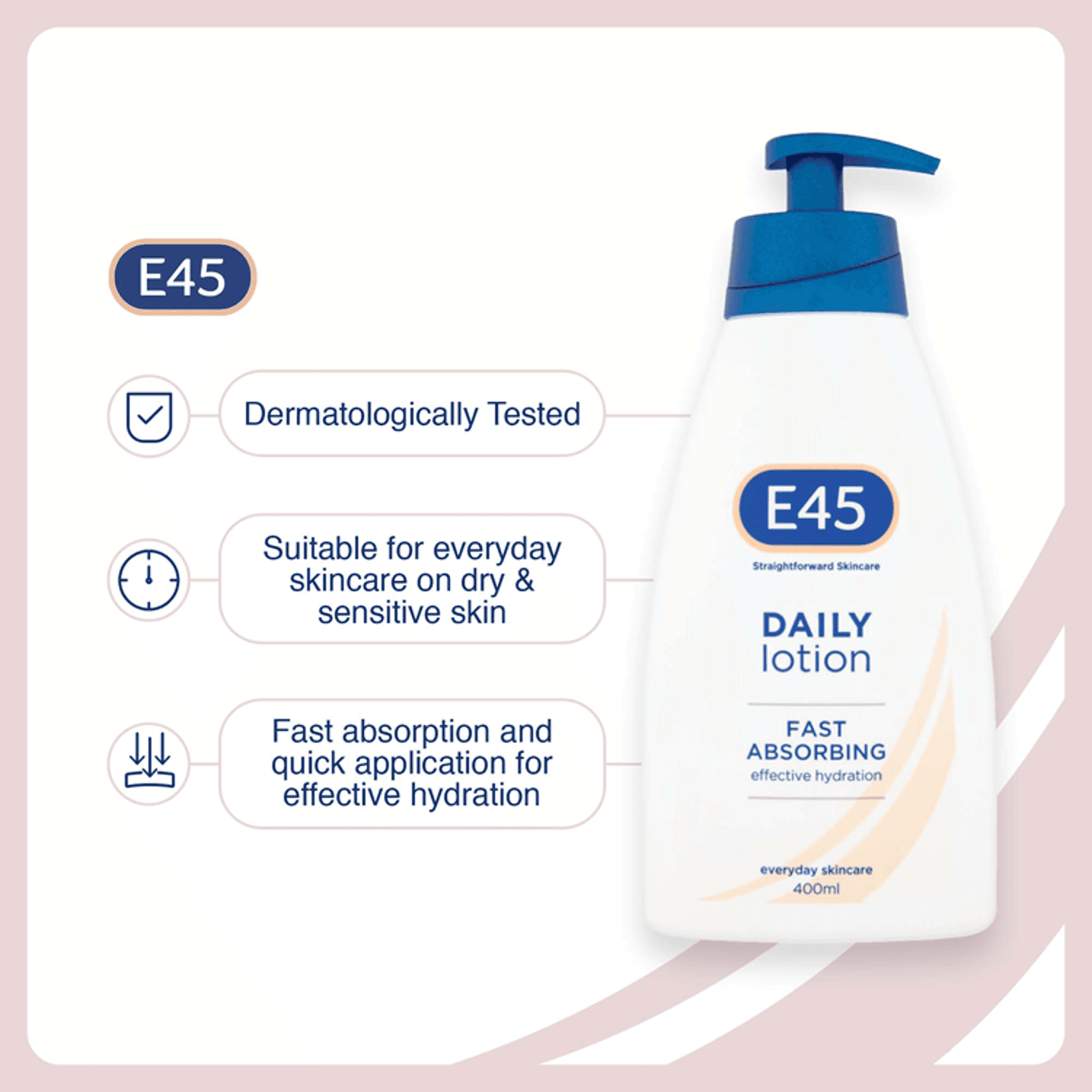 E45 Skincare Daily Lotion (400ml)