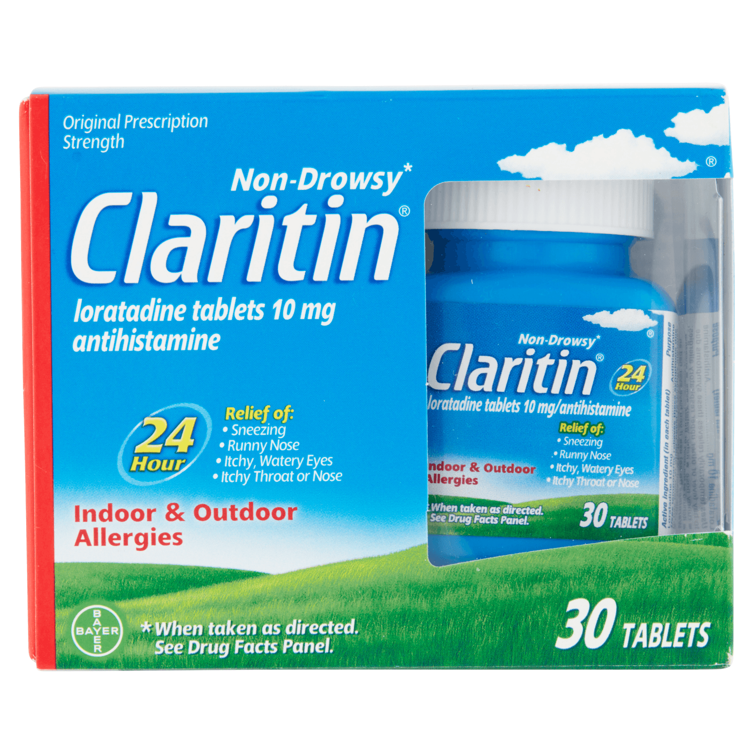 Claritin Indoor & Outdoor Allergies Tablets, 10 mg, (30 count)