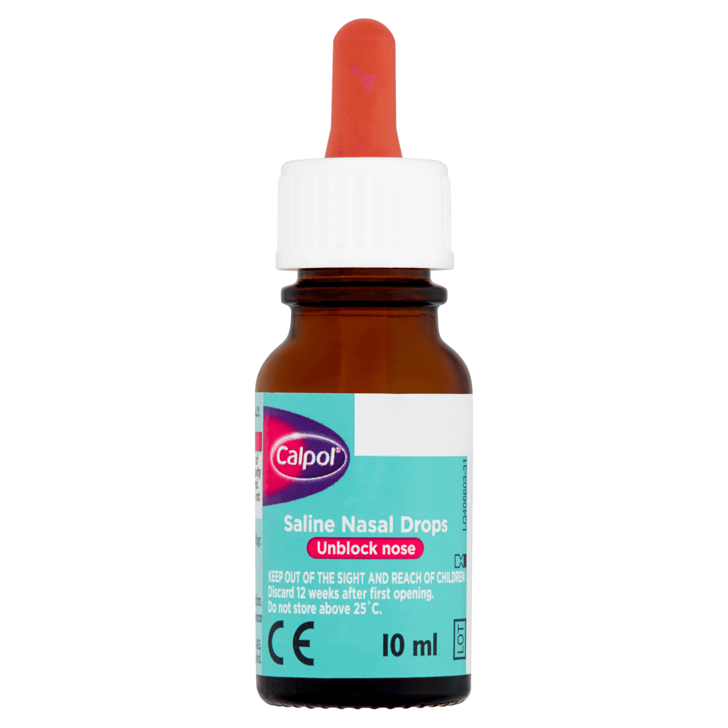 Calpol Soothe & Care Saline Nasal Drops (10ml)