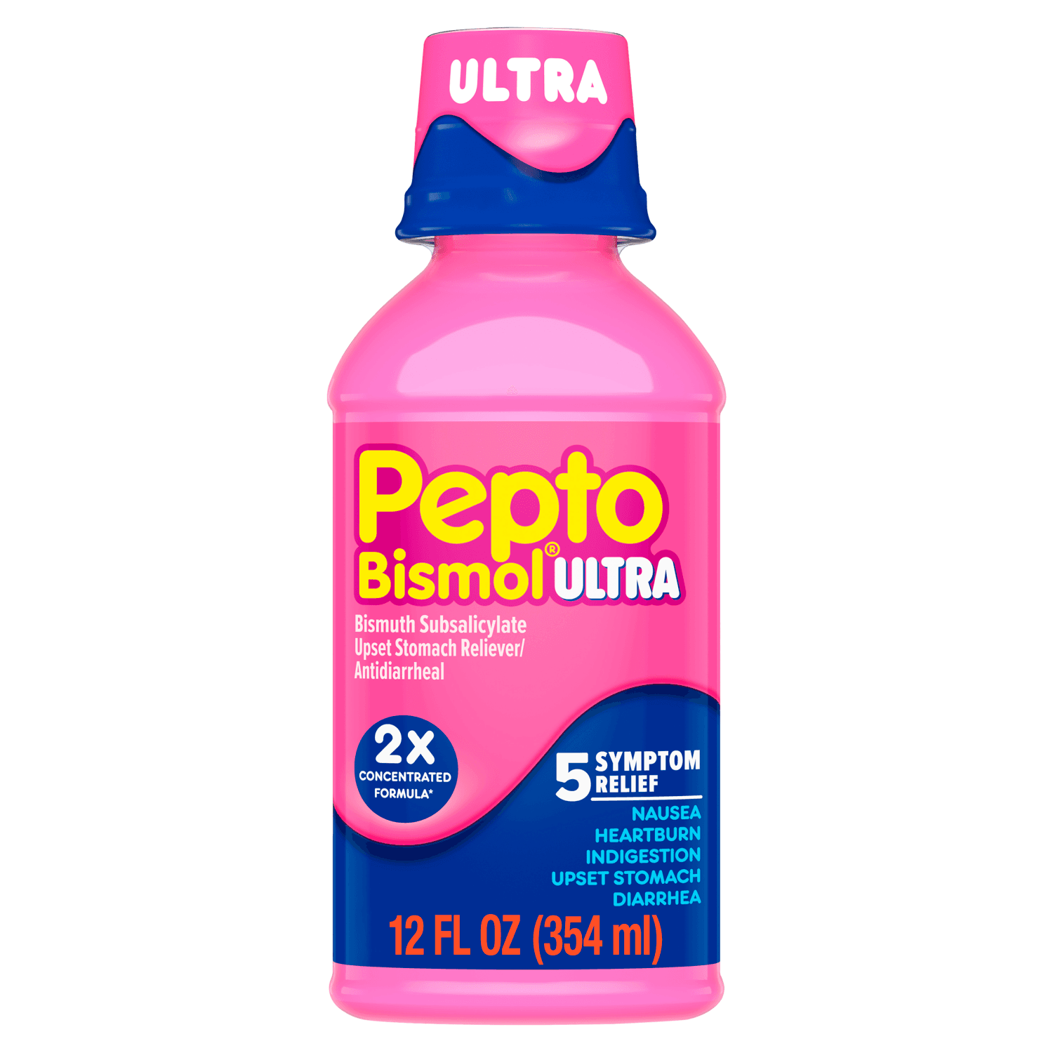 Pepto Bismol Ultra Liquid Original Flavor (12 fl oz, 354 ml)