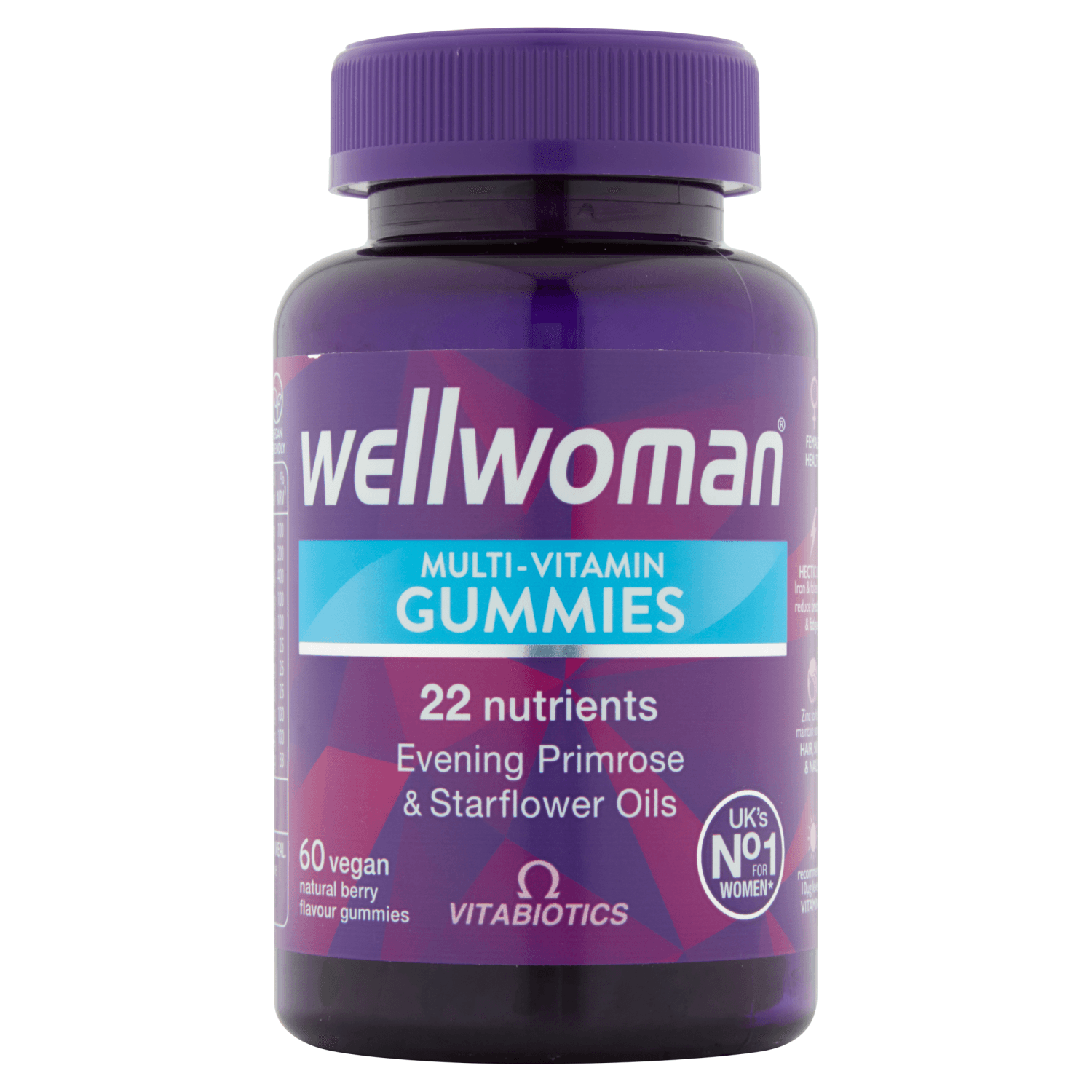 Vitabiotics Wellwoman Multi-Vitamin Gummies (60 Vegan Gummies)