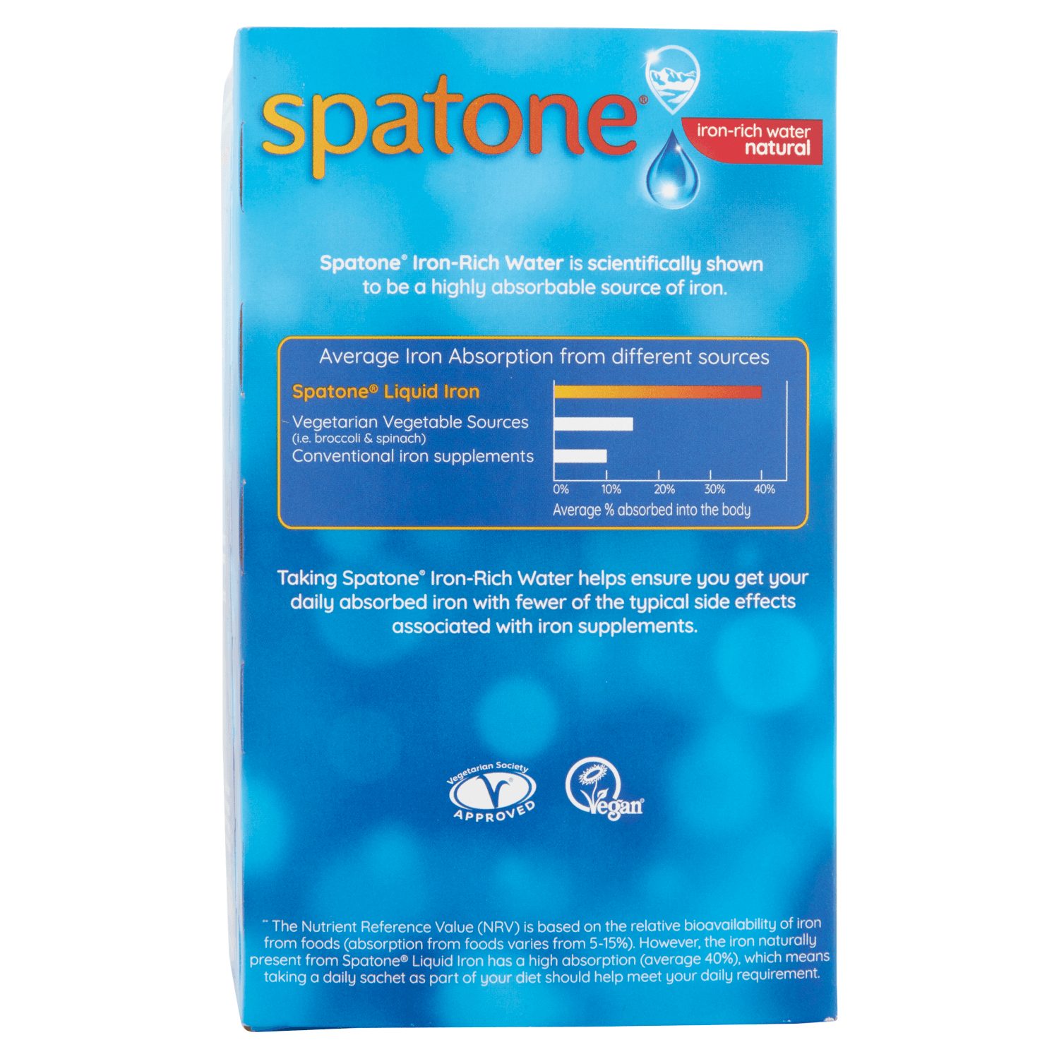 Spatone Natural Liquid Iron Supplement Original (28 x 20 ml)