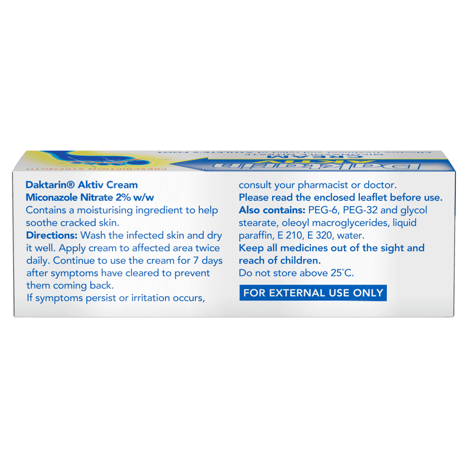 Daktarin Aktiv Cream (15g)