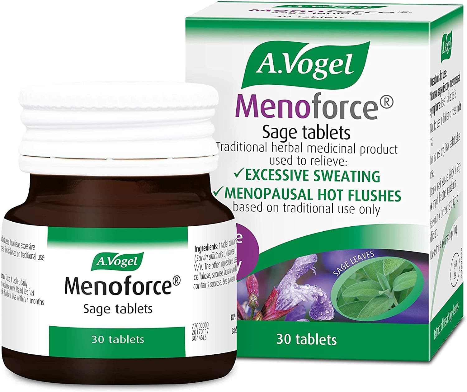 A.Vogel Menoforce Sage Tablets (30 Tablets) 