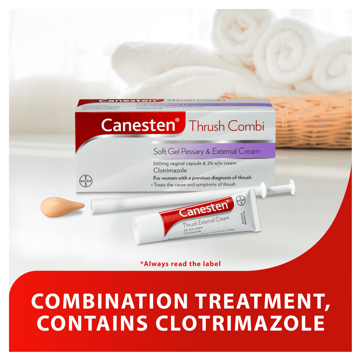 Canesten Thush Soft Gel Pessary and External Cream