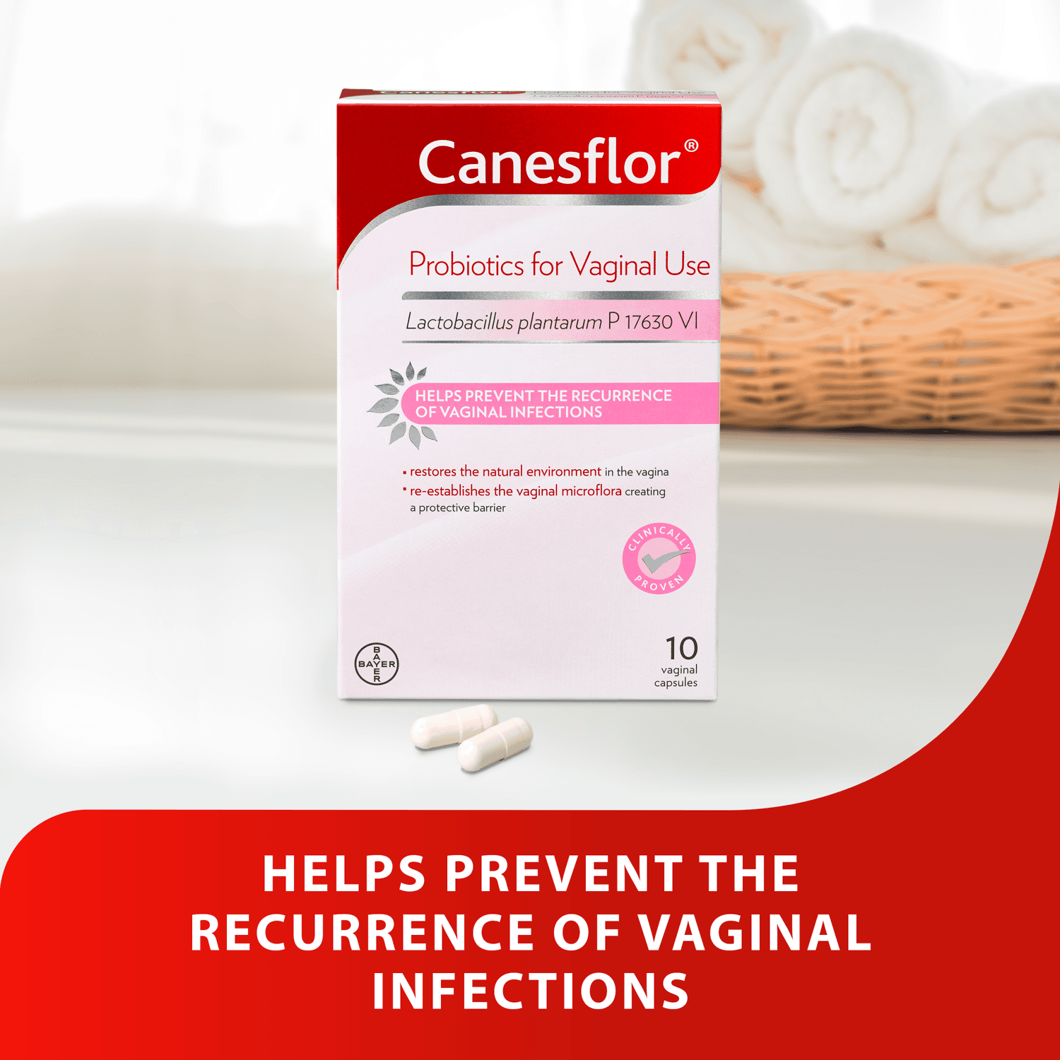 Canesflor Probiotic Vaginal Capsules (10)