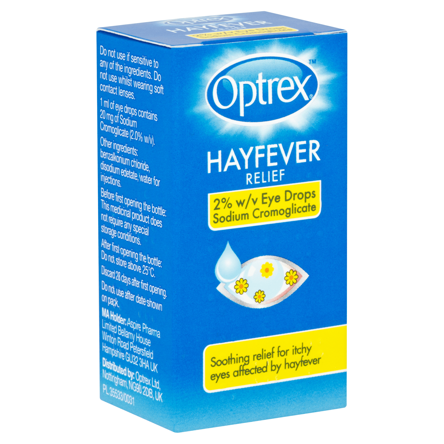 Optrex Hayfever Relief Eye Drops (10ml)