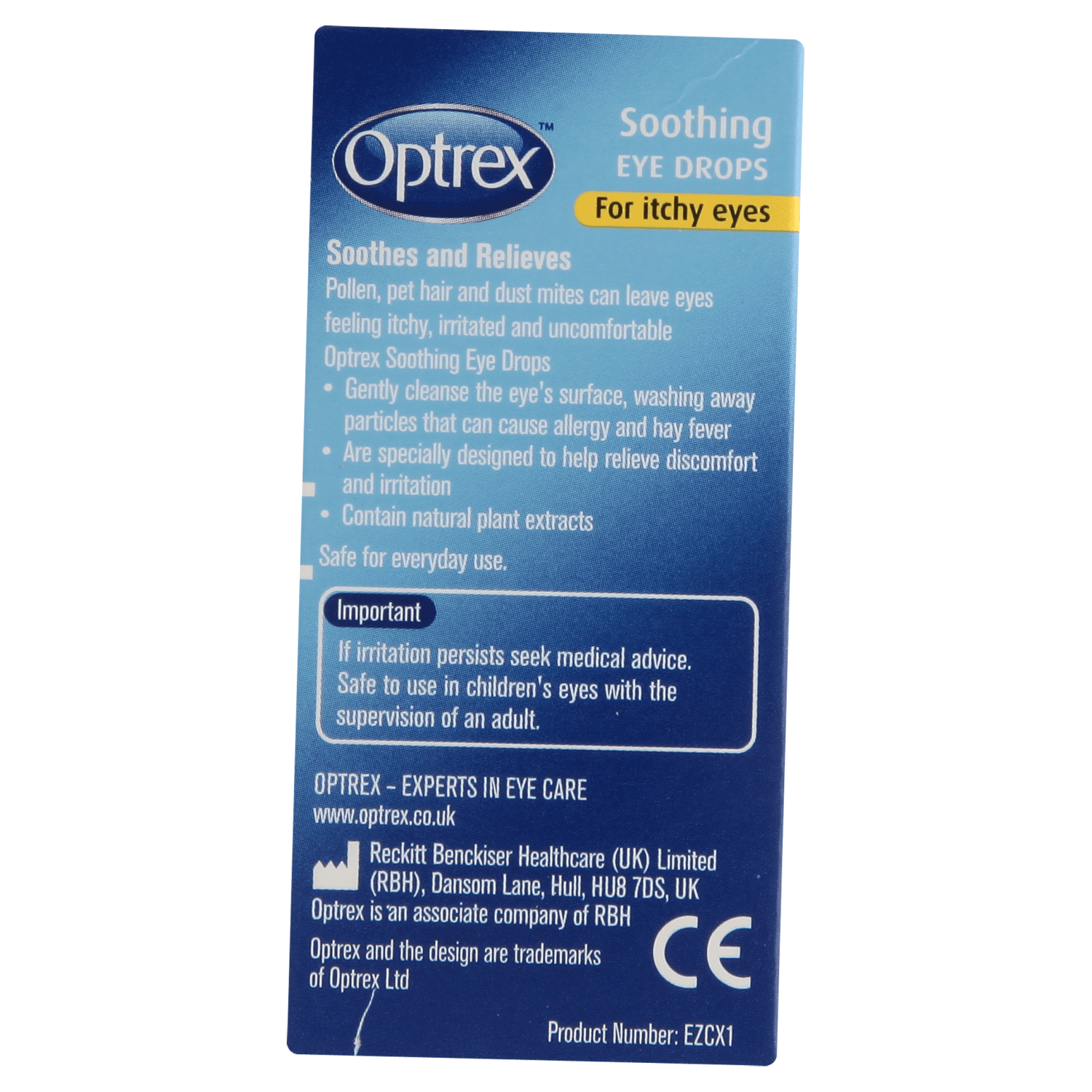 Optrex Soothing Eye Drops for Itchy Eyes (10ml)