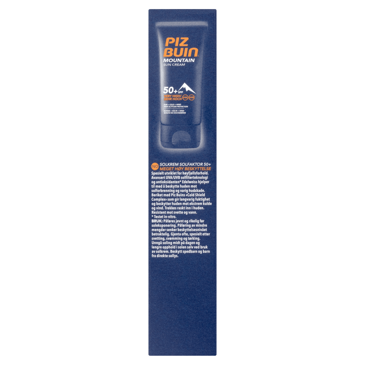 Piz Buin Mountain Sun Cream SPF 50+ Very High (50ml)