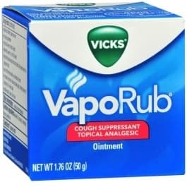 Vicks® VapoRub Cough Suppressant Topical Analgesic Ointment Original 1.76 oz, (50g)