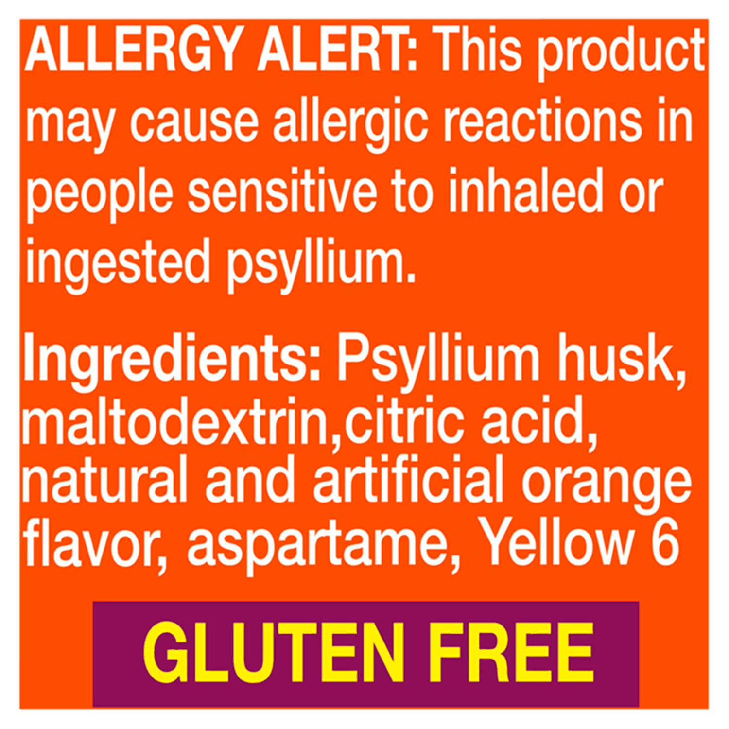 Metamucil Fiber, 4-in-1 Psyllium Fiber Supplement, Sugar-Free Powder, Orange Smooth Flavored Drink, 114 Servings (23.3 oz)