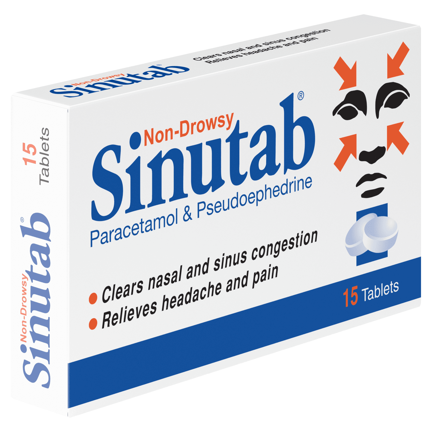 Sinutab (15 Tablets)