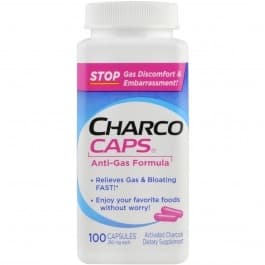 CharcoCaps Anti-Gas Formula Capsules (100 count)