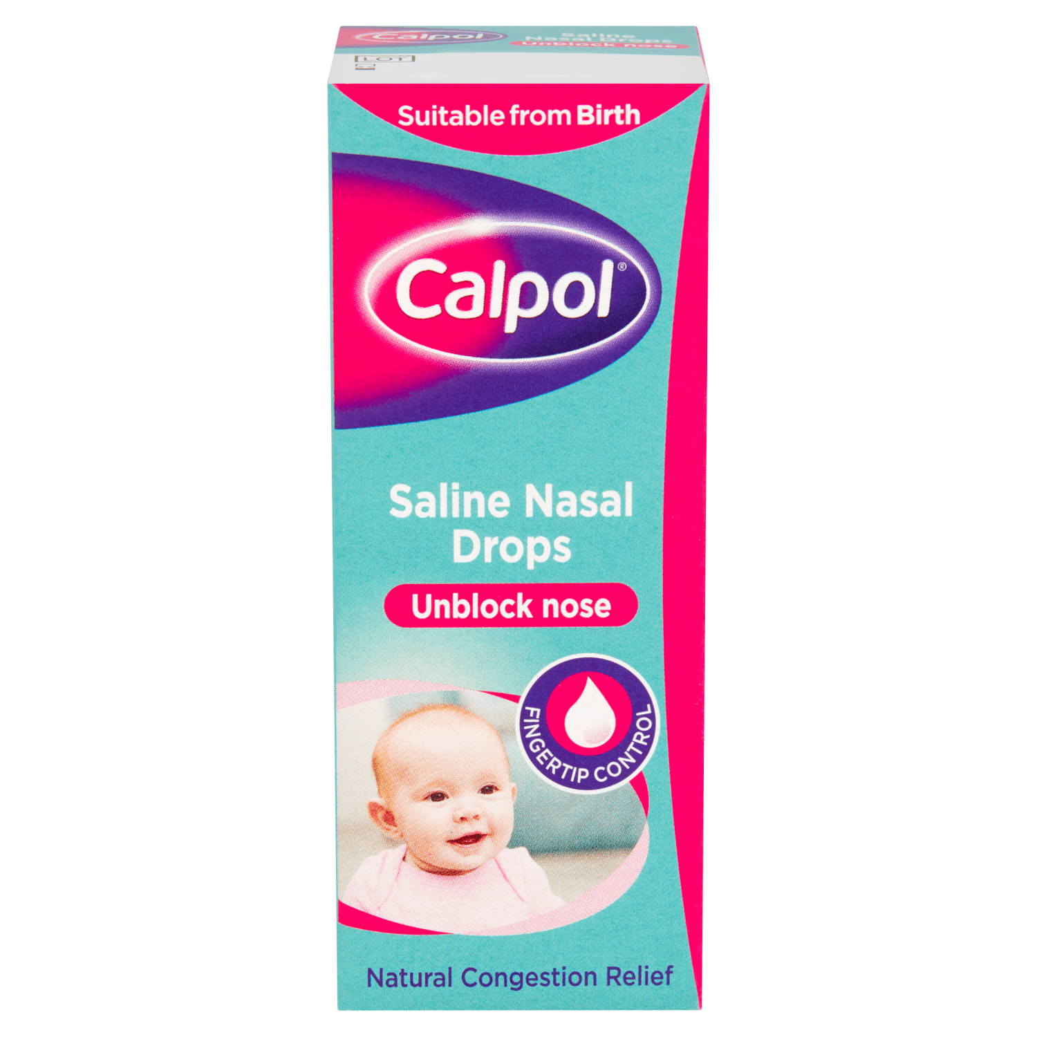 Calpol Soothe & Care Saline Nasal Drops (10ml)