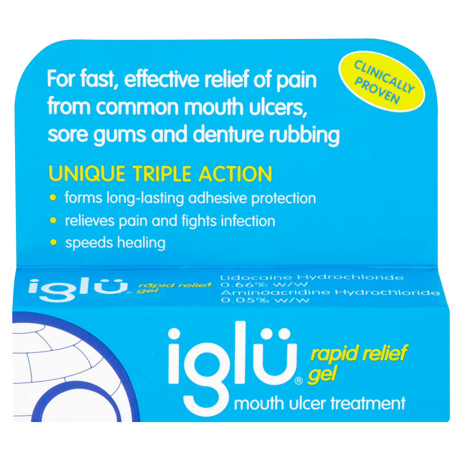 Iglu Rapid Relief Gel Mouth Ulcer Treatment (8g)