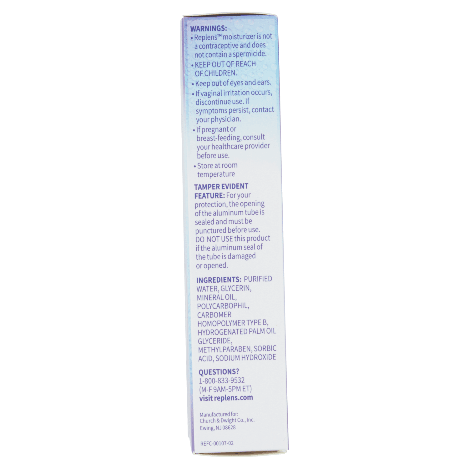 Replens Long-lasting Vaginal Moisturizer With Reusable Applicator, 14 Applications