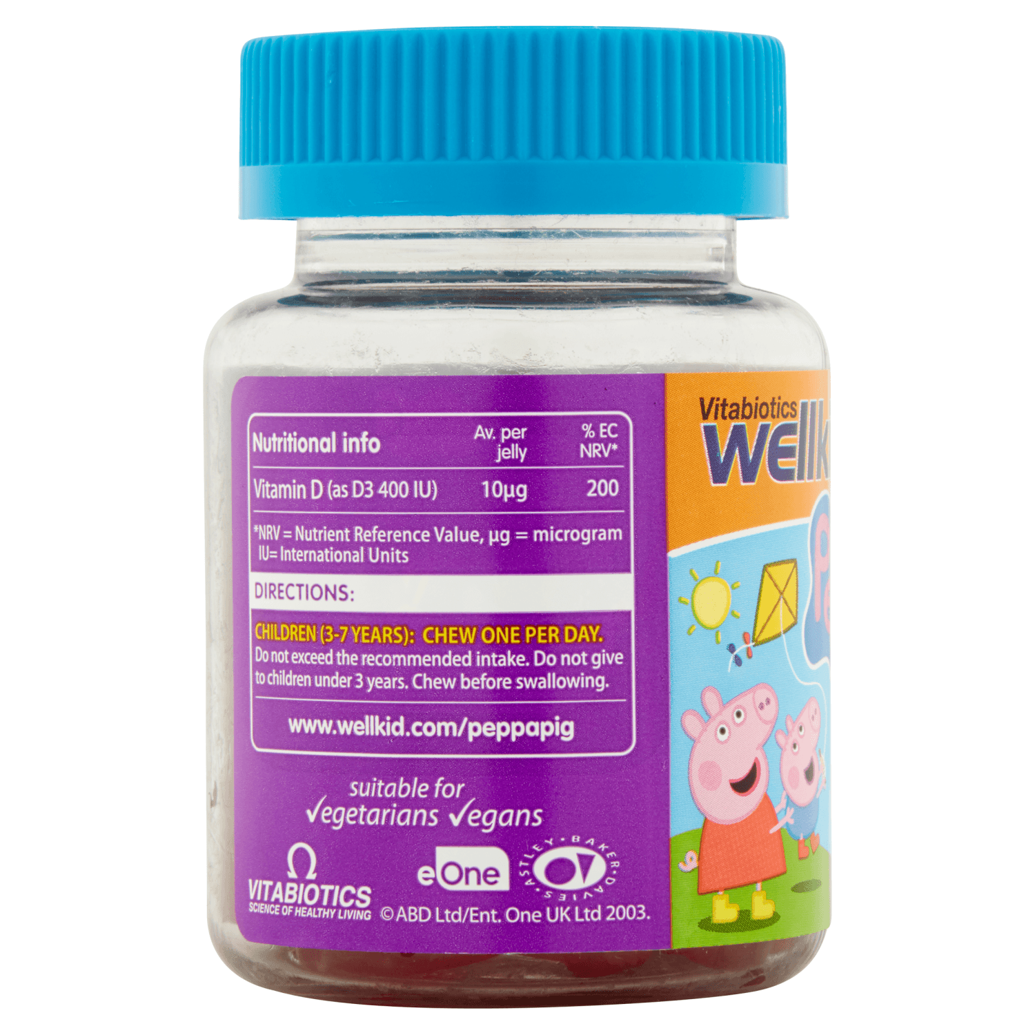 Vitabiotics Wellkid Peppa Pig Vitamin D (30 Jellies)