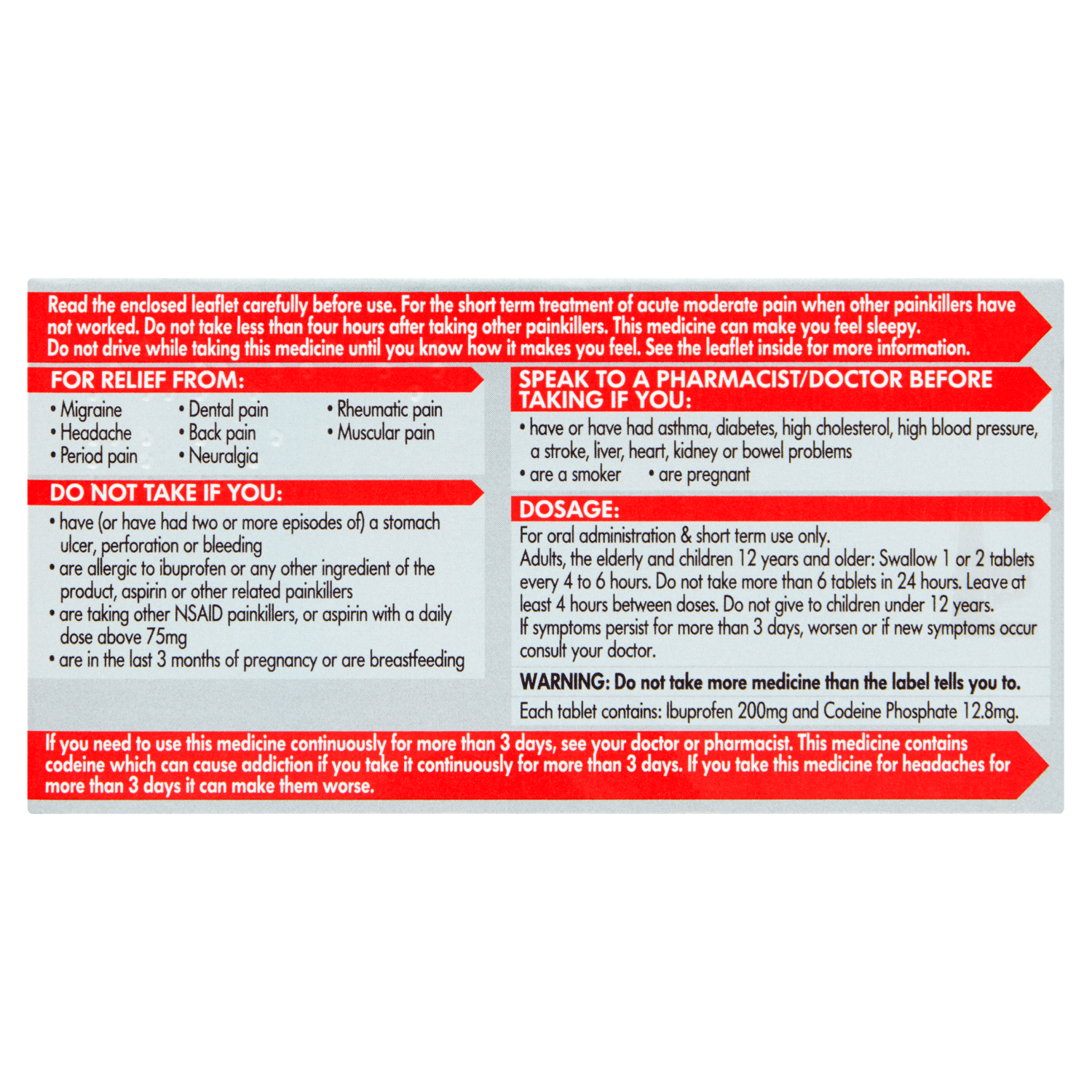 Nurofen Plus Tablets (32 Tablets)