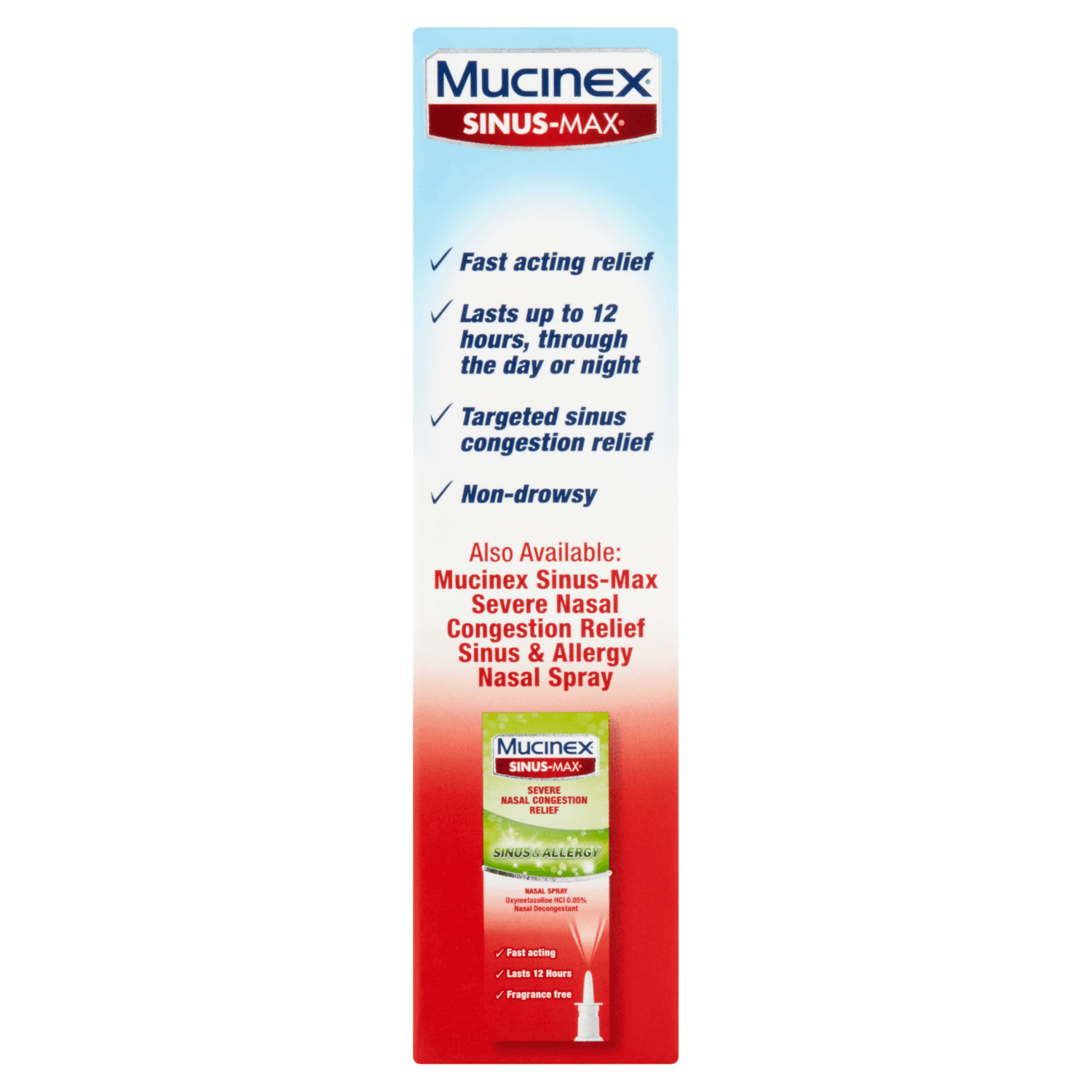 Mucinex Sinus-Max Nasal Spray Clear & Cool (0.75 oz)