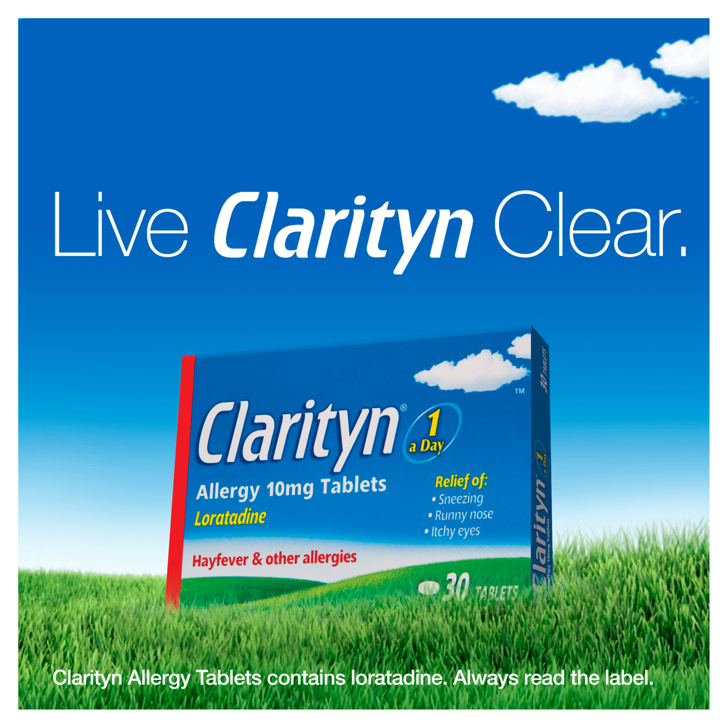 Clarityn Allergy 10mg Tablets (14 tablets)