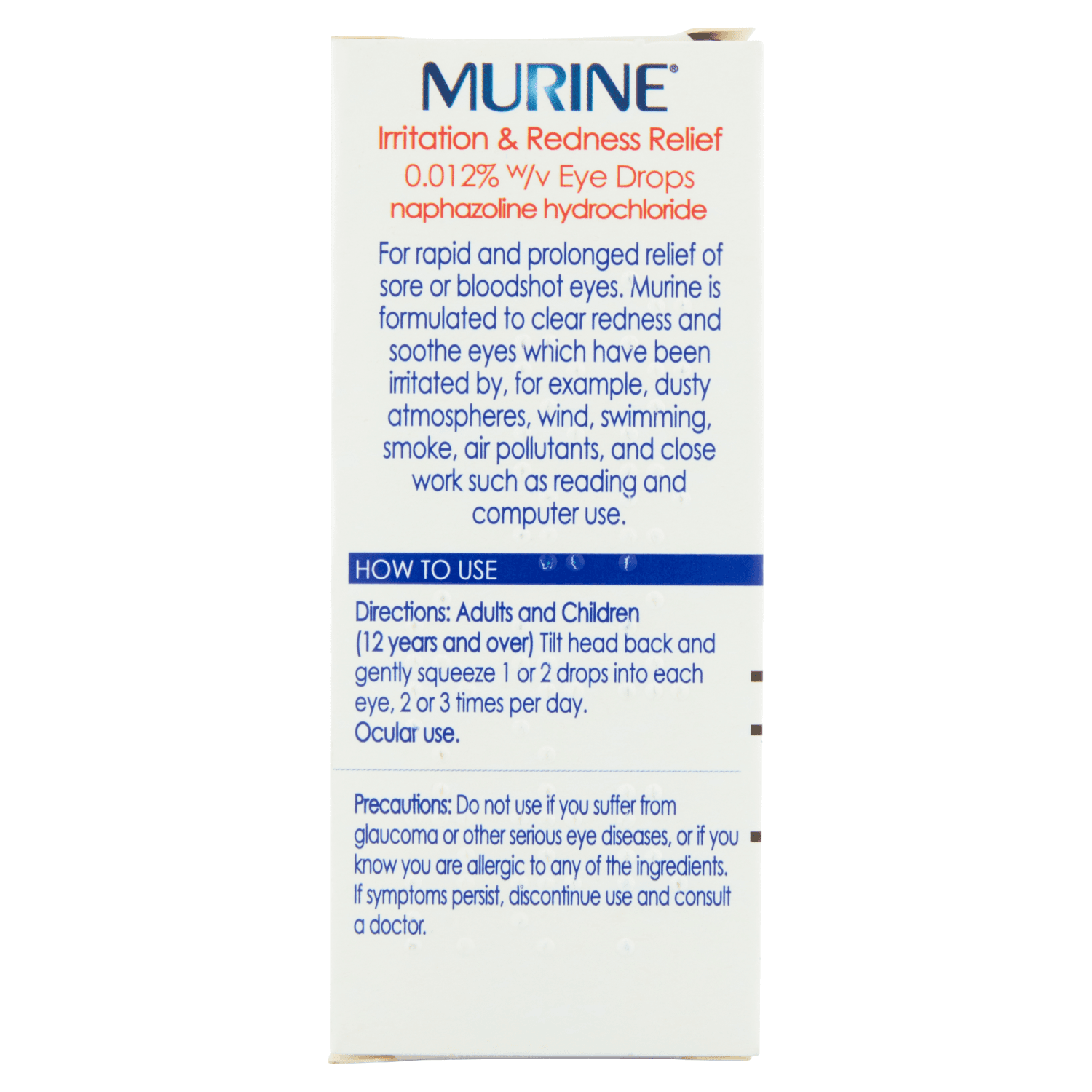 Murine Irritation and Redness Relief Eye Drops (10ml)