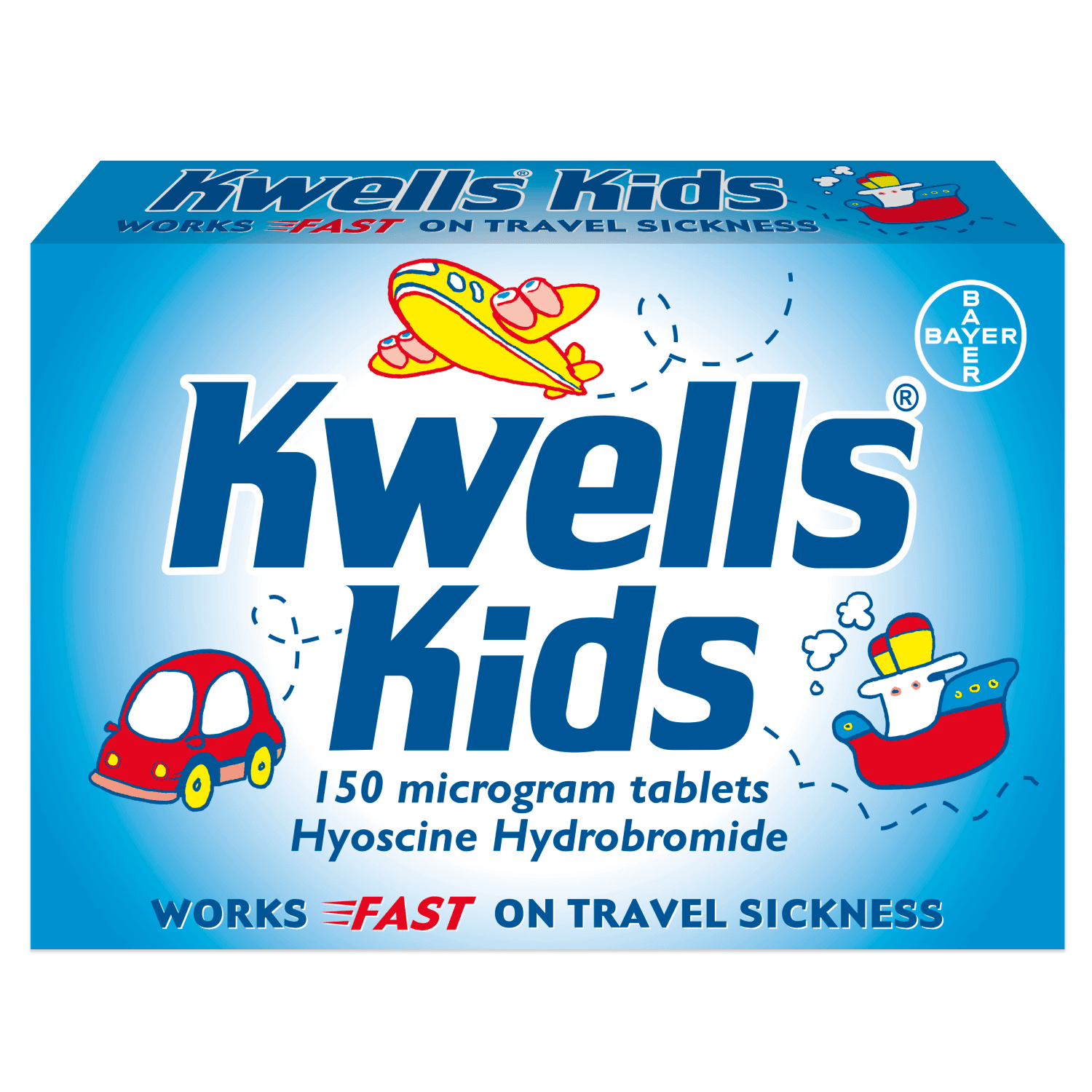 Kwells Kids 150 Microgram Tablets (12 Tablets)