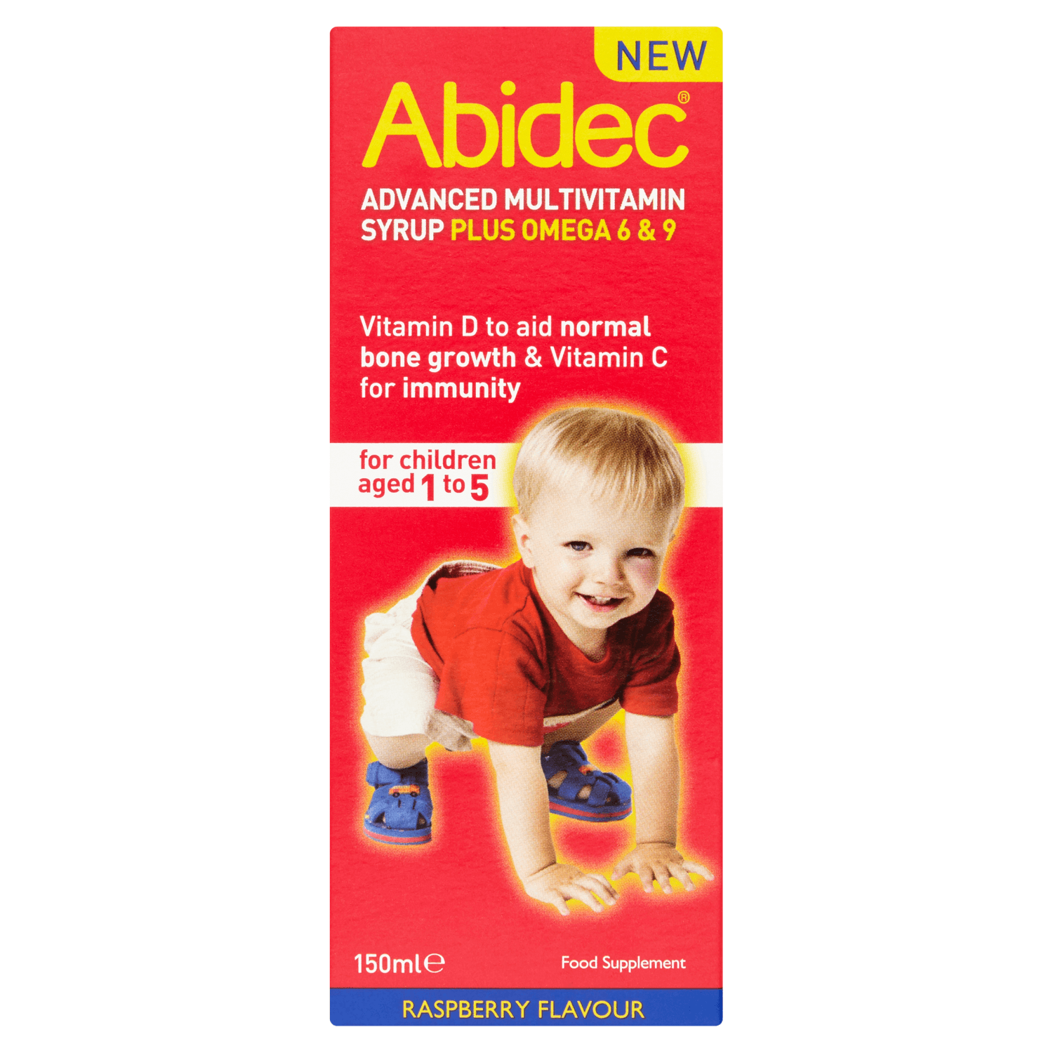 Abidec Advanced Multivitamin Syrup Plus Omega 6 & 9 (150ml)