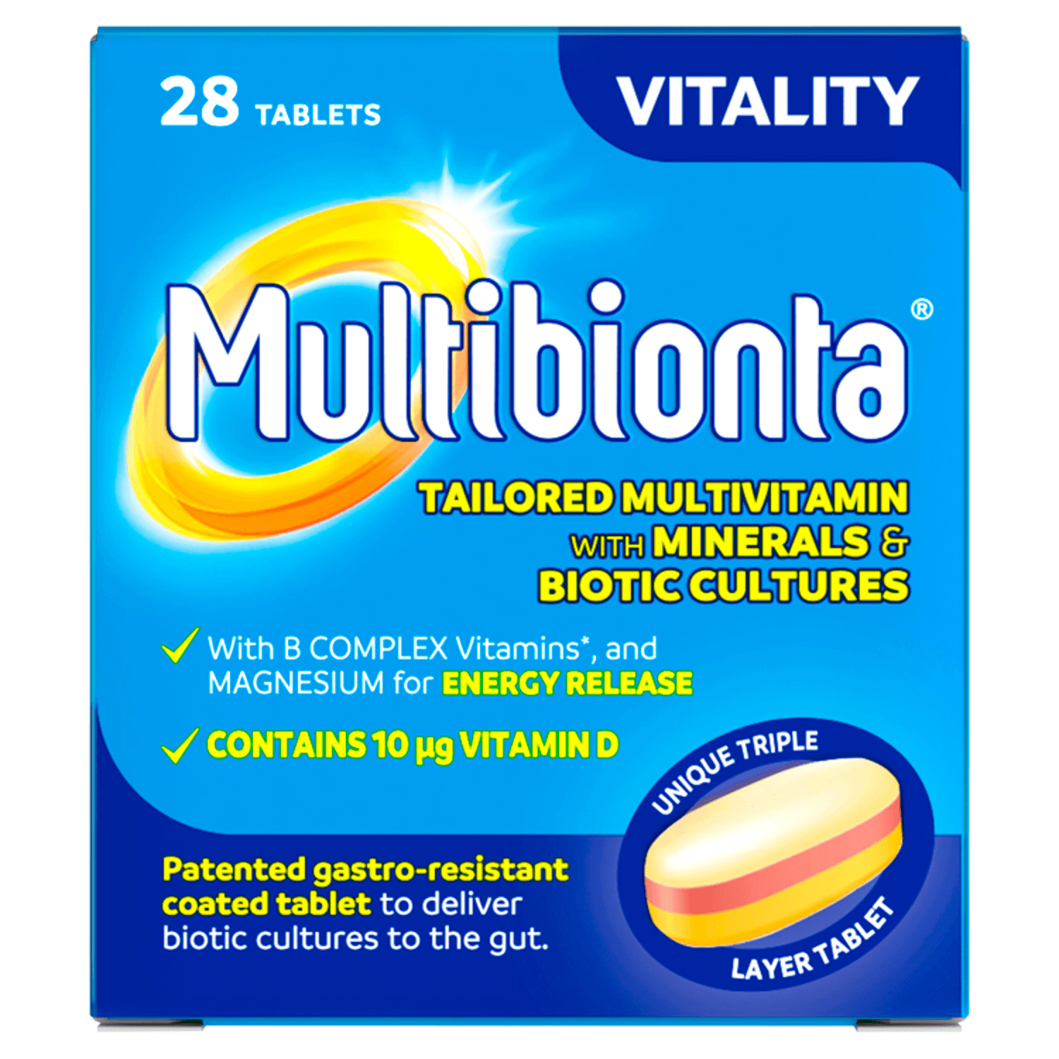 Multibionta Vitality (28 Tablets)