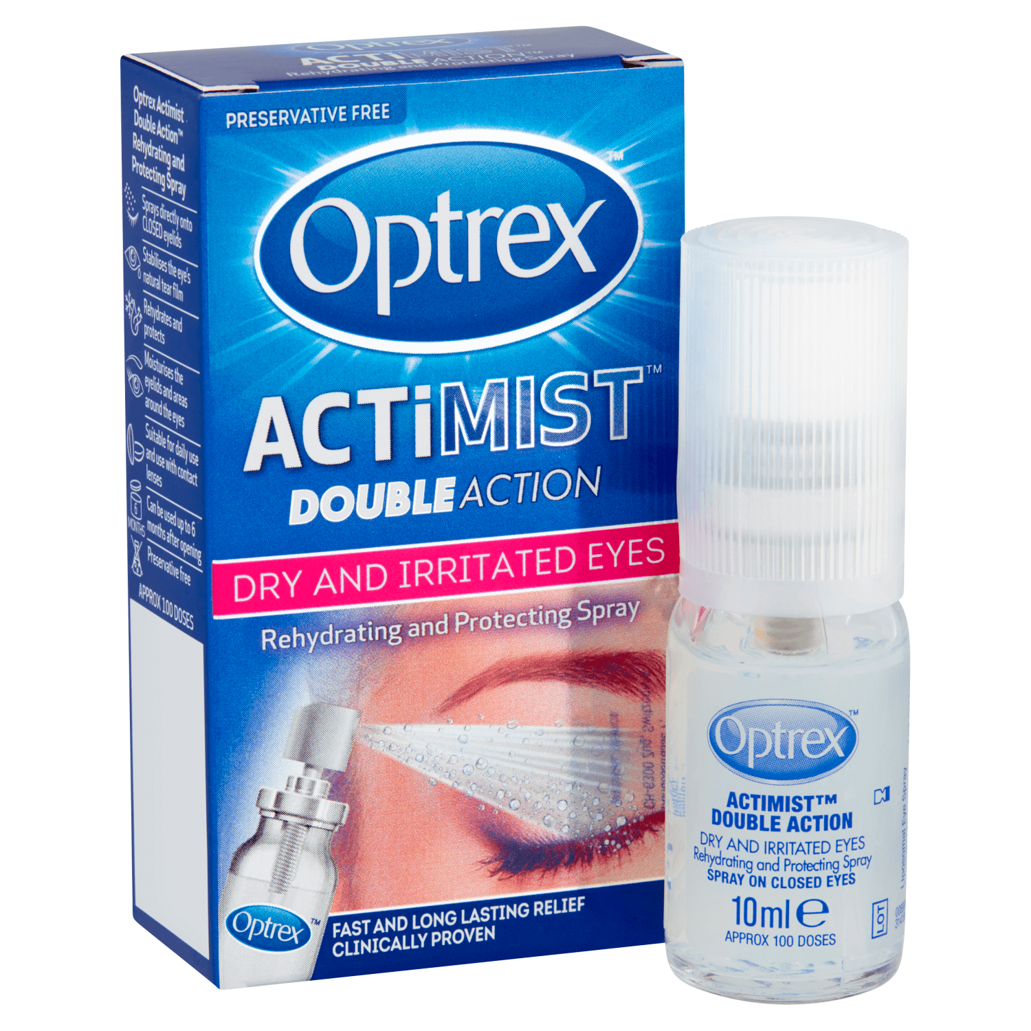 Optrex ActiMist Double Action for Dry & Tired Eyes (10ml)