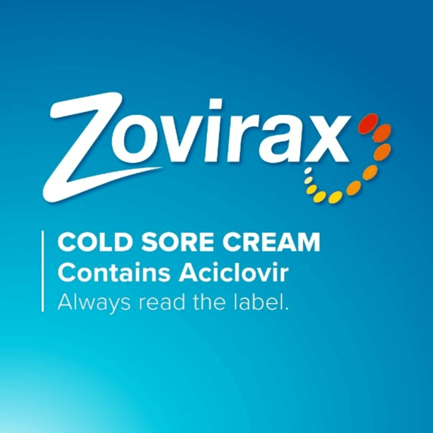 Zovirax Cold Sore Cream Pump (2g)