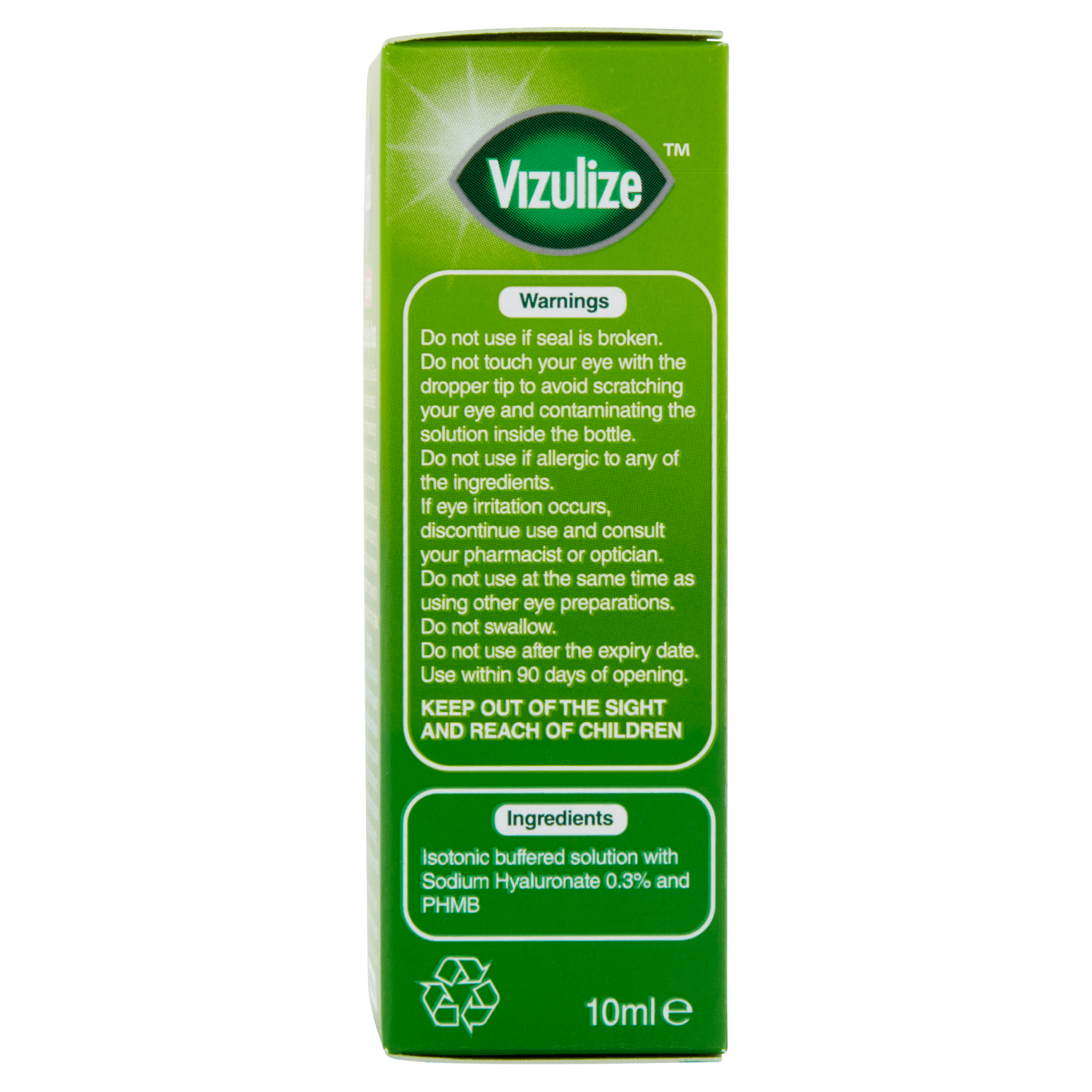 Vizulize Intensive Dry Eye Drops (10ml)