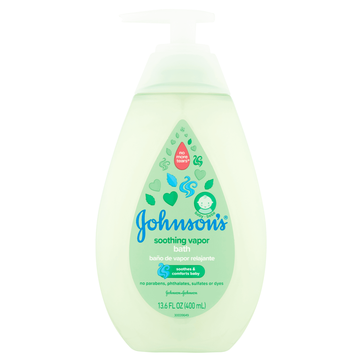 Johnson’s Baby Soothing Vapor Bath to Relax Babies, (13.6 fl. oz, 400ml)