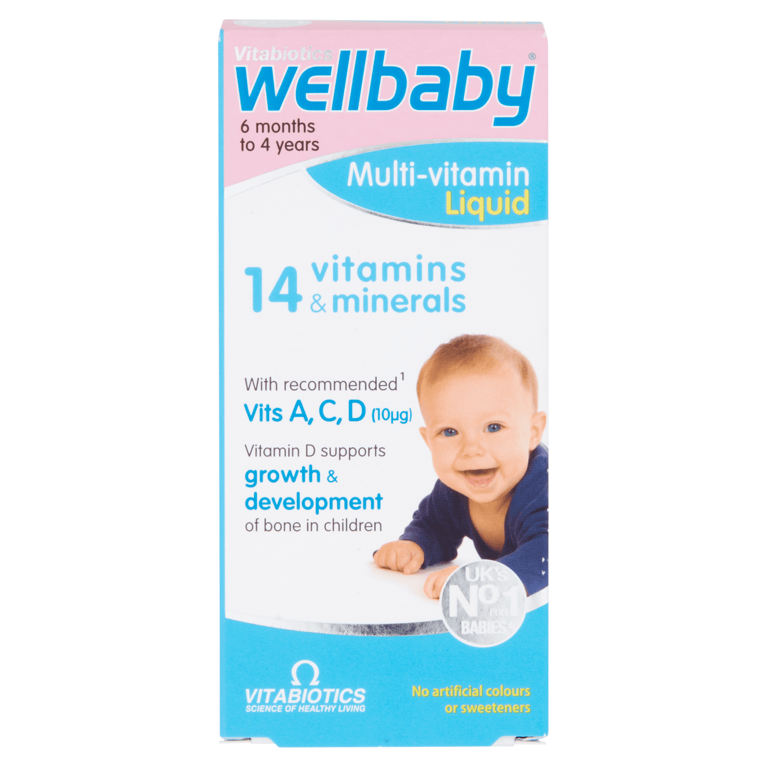 Vitabiotics Wellbaby Multi-Vitamin Liquid 6 Months to 4 Years (150ml)