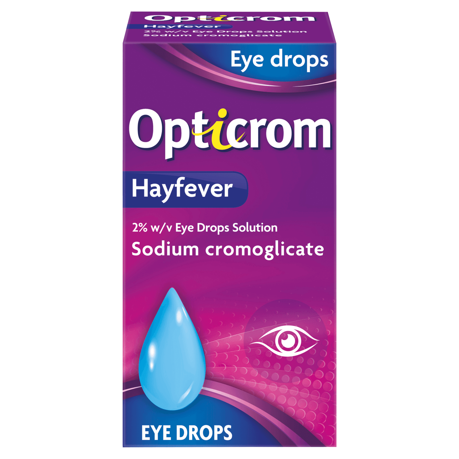 Opticrom Hayfever Eye Drops (10ml)