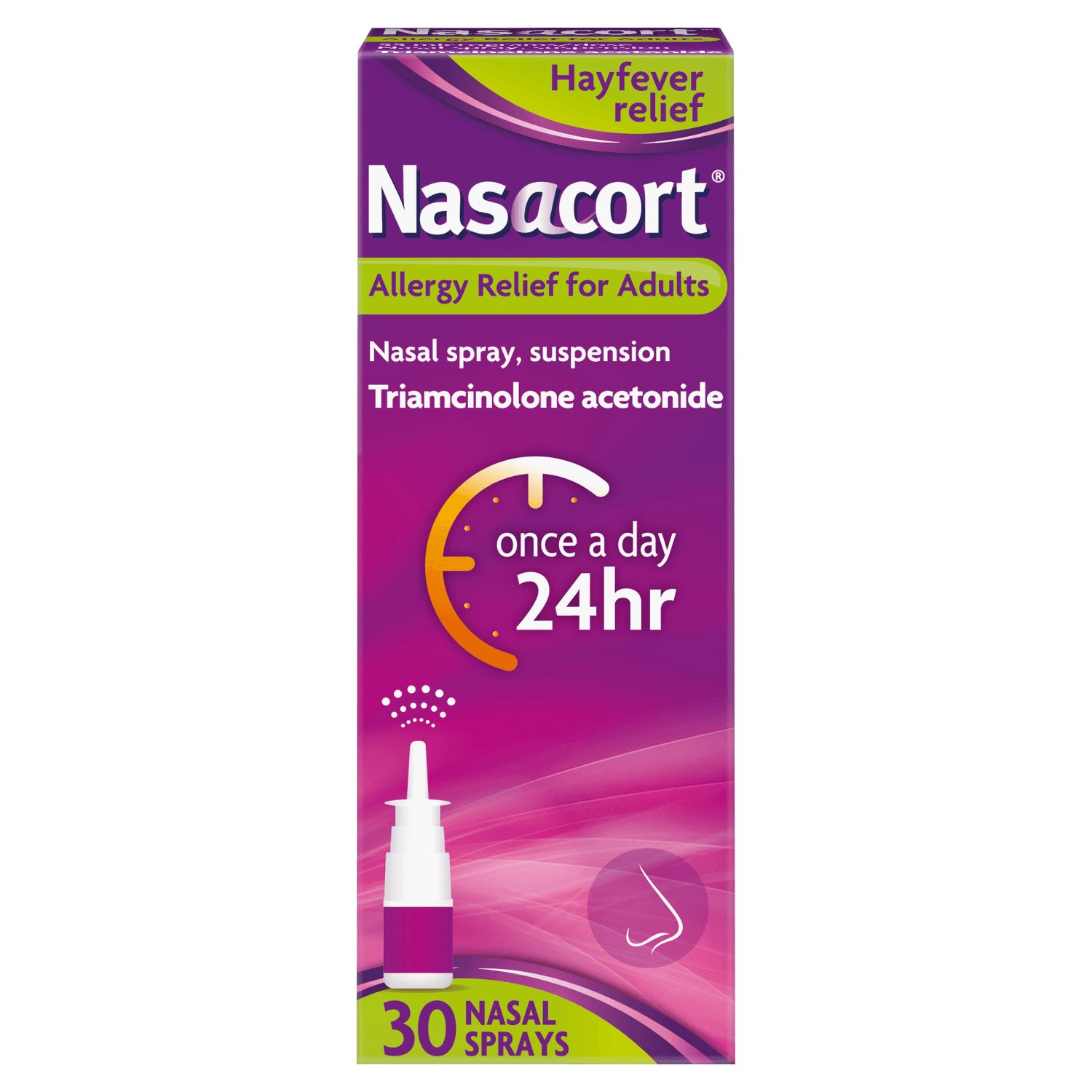 Nasacort Hayfever Allergy Nasal Spray (30 Sprays)