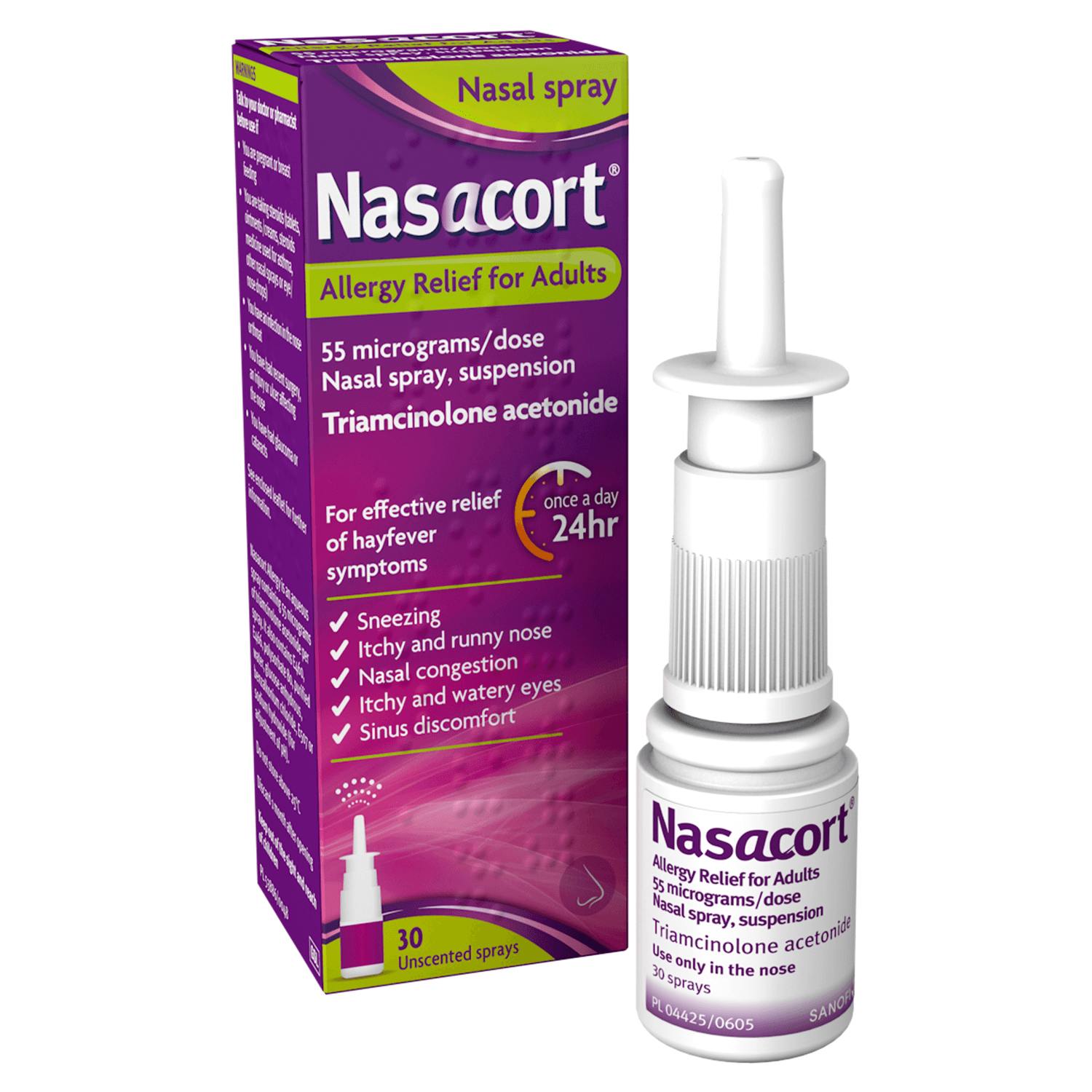 Nasacort Hayfever Allergy Nasal Spray (30 Sprays)