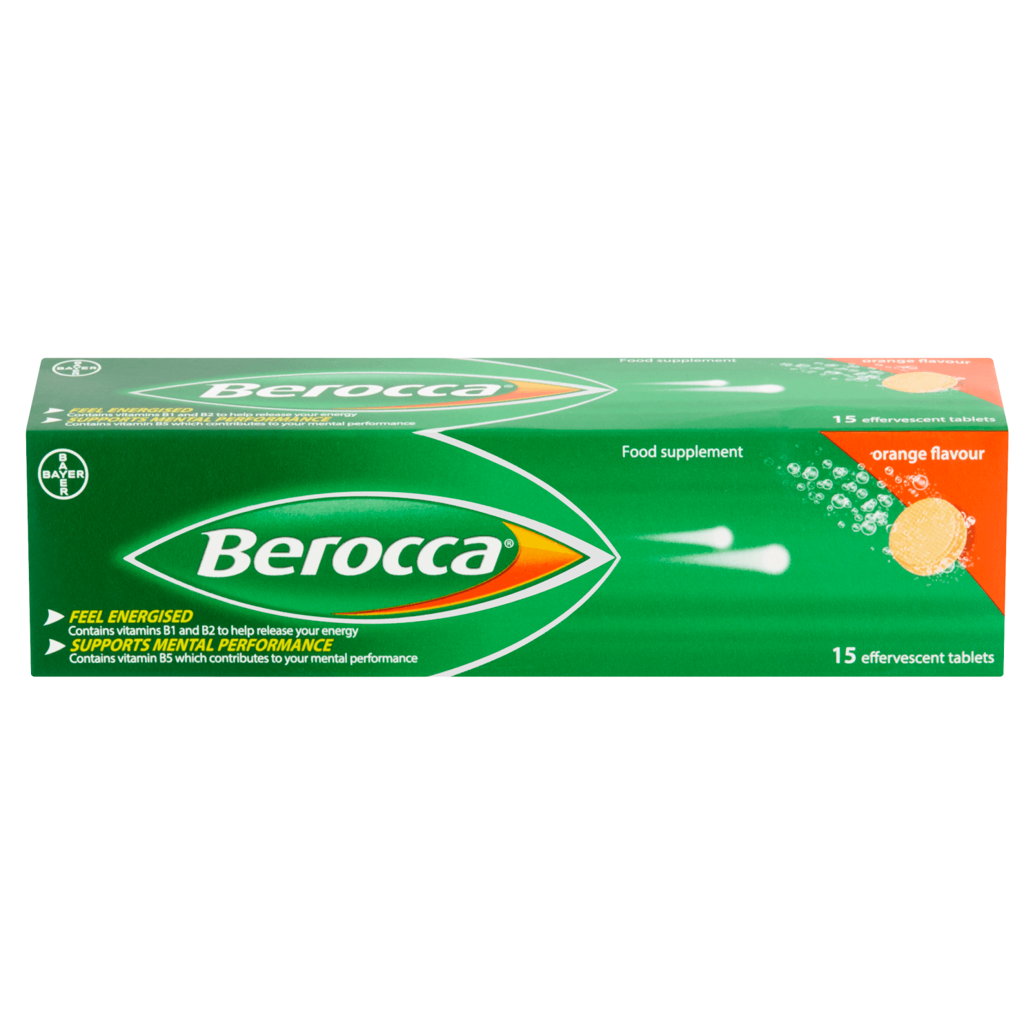 Berocca Orange Energy Vitamin (15 Tablets)