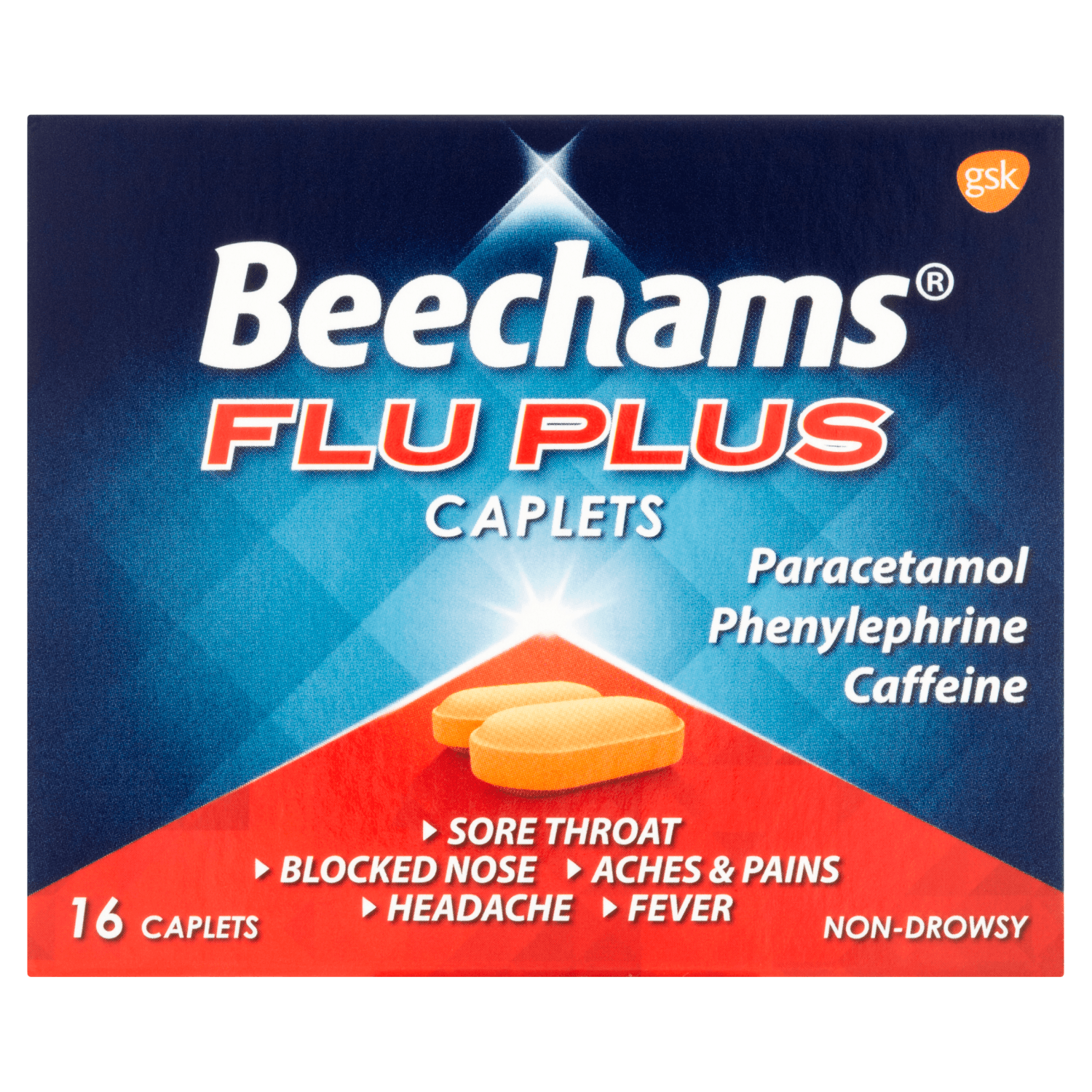 Beechams Flu Plus Caplets (16)